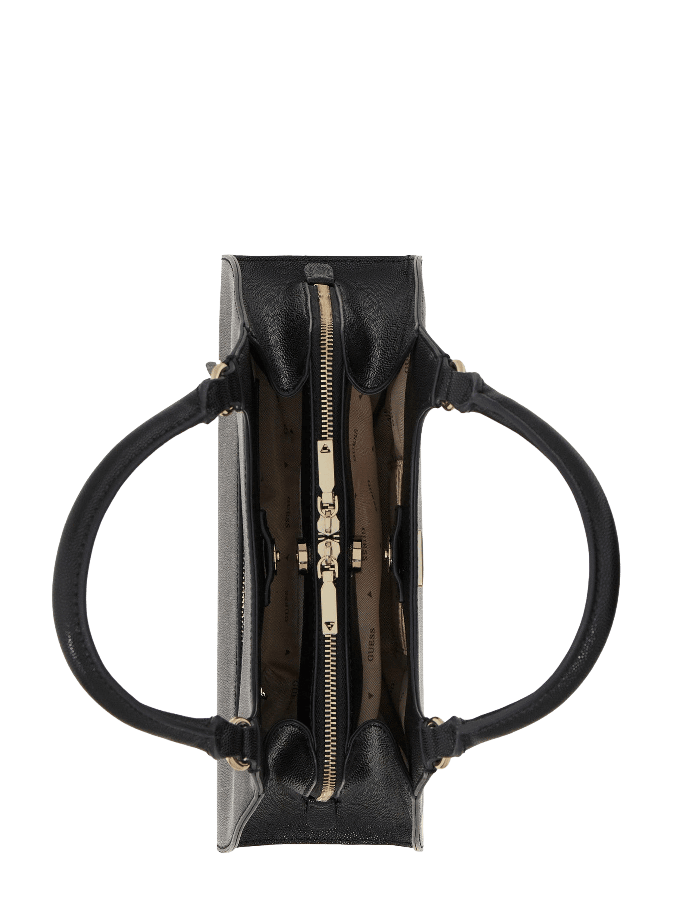 Borsa a tracolla Isobel con tracolla removibile GUESS Nero