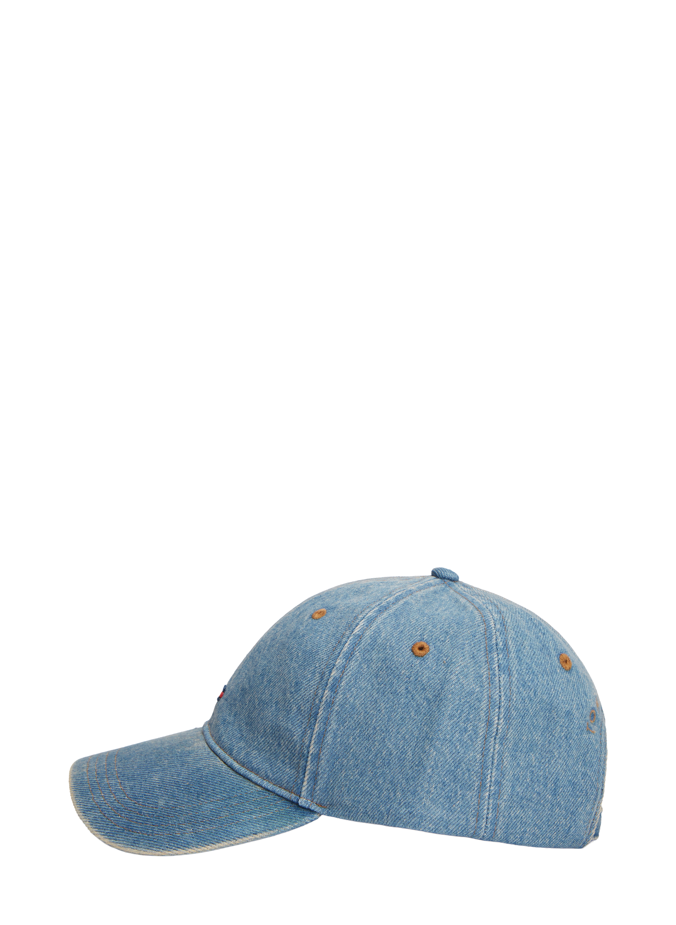 Cotton denim logo cap TOMMY HILFIGER Blue