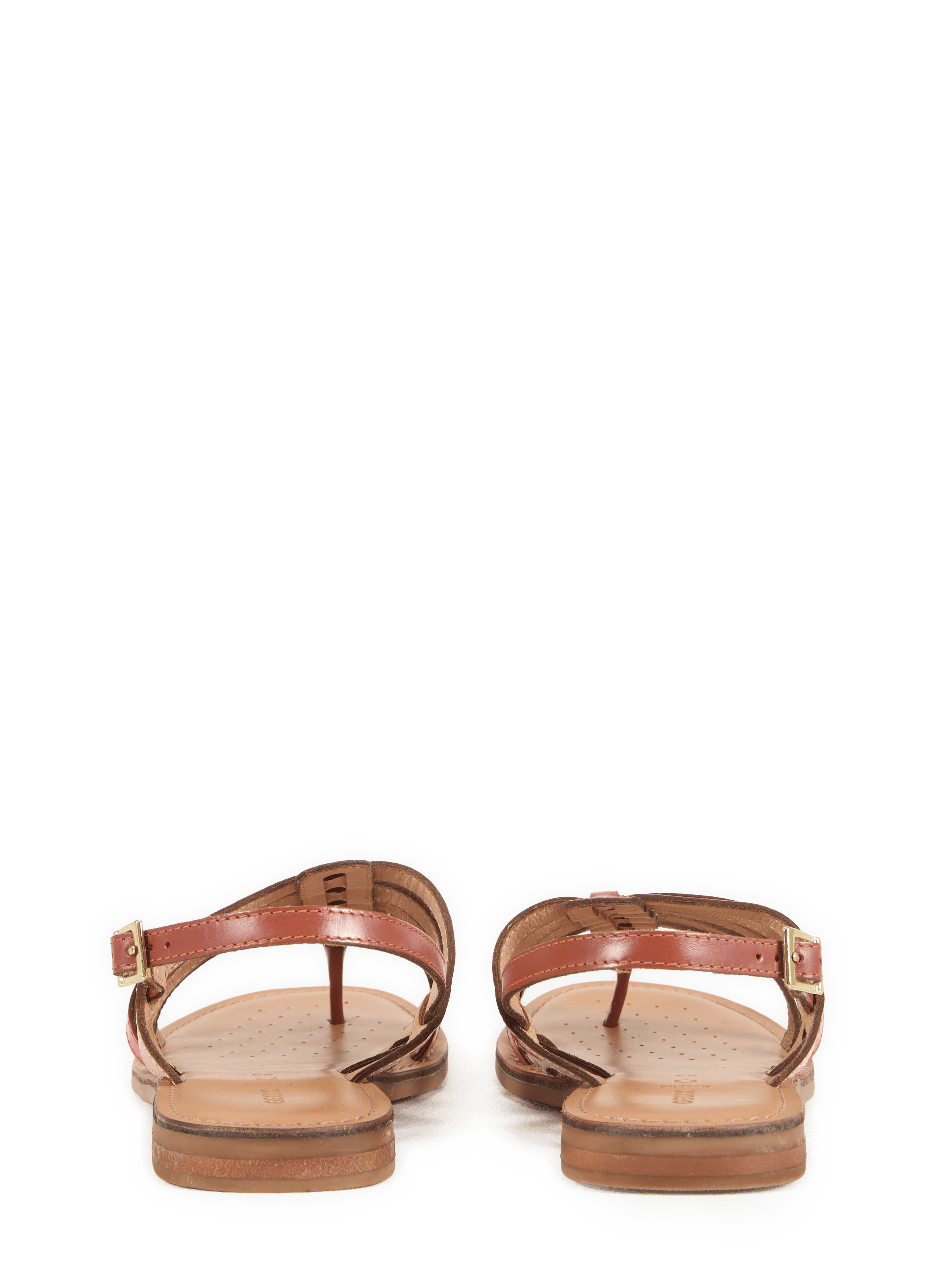 Sandales plates Maddalusia C en cuir GEOX Multicolore