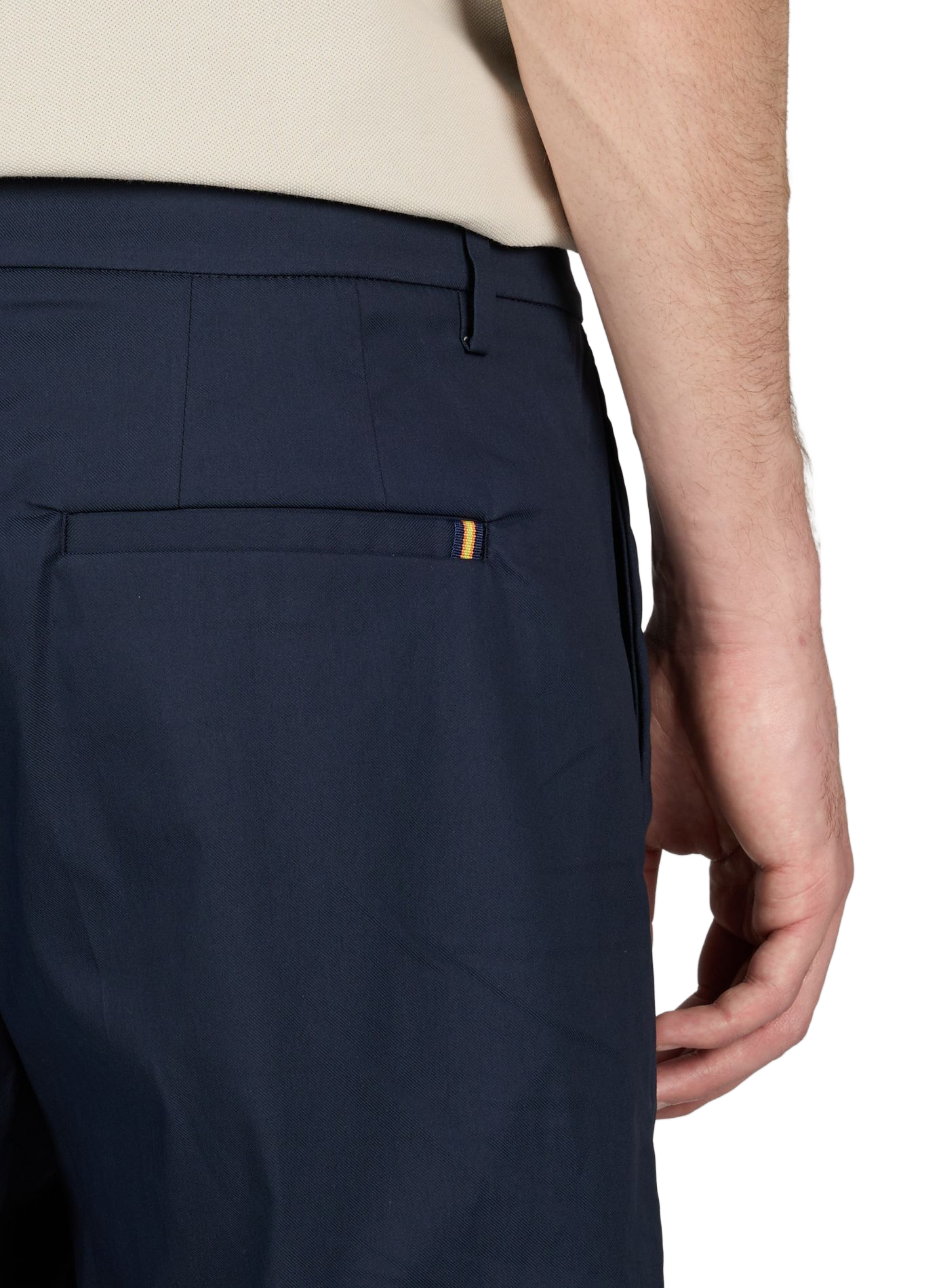 Chino Bermuda in blended cotton twill K-WAY Blue