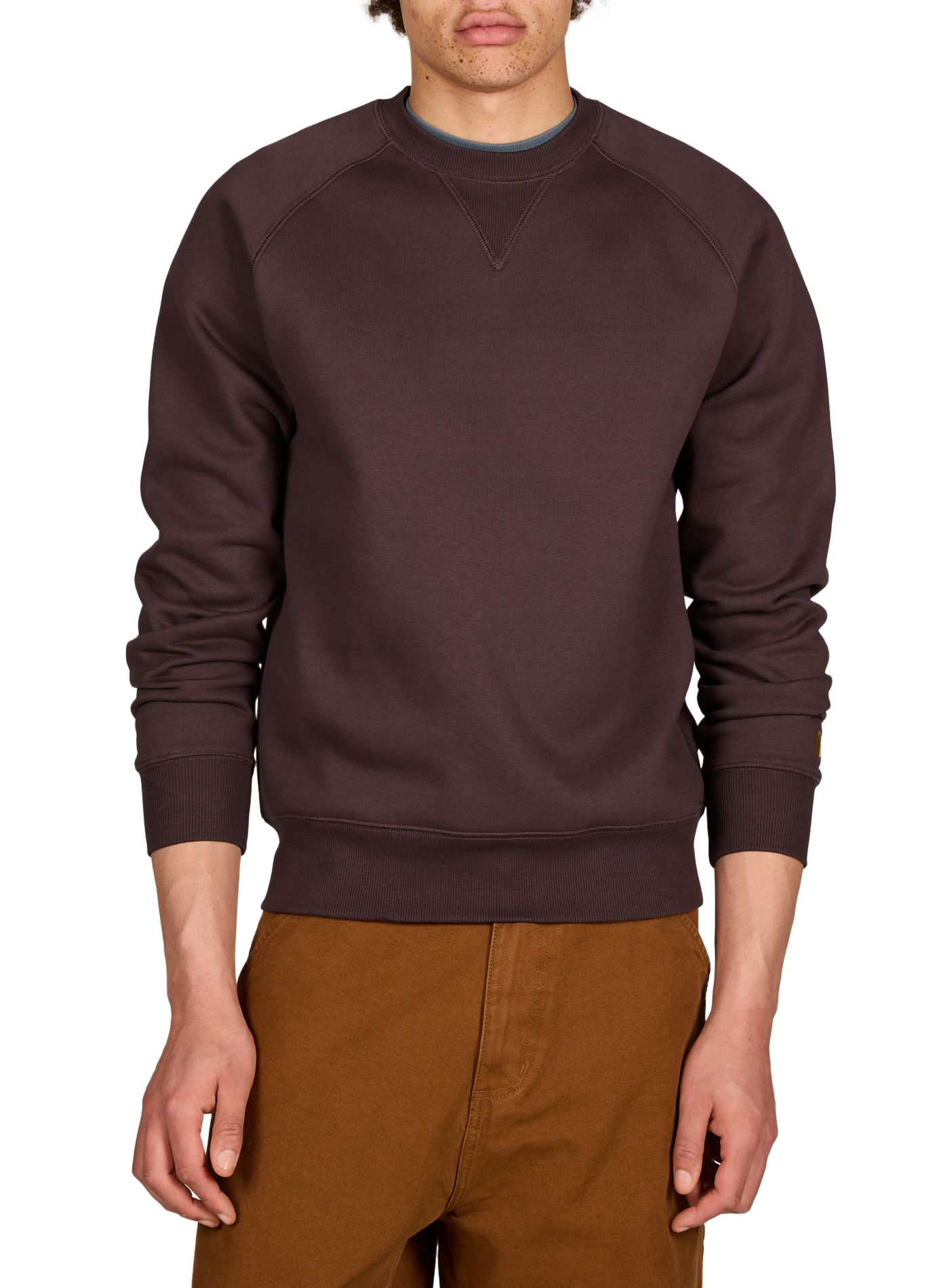 Sweatshirt en coton mélangé CARHARTT WIP Marron