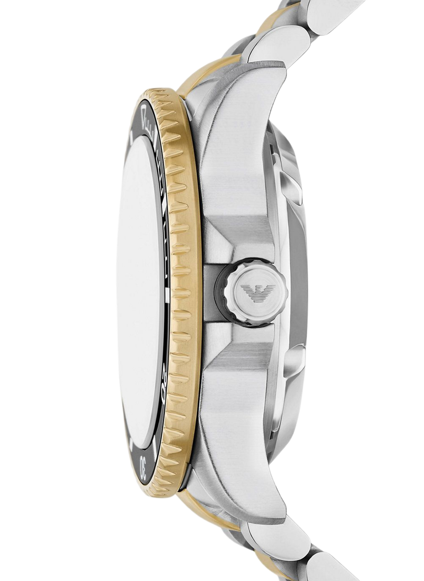 Montre automatique Sea Explorer en acier inoxydable ARMANI MONTRES Noir