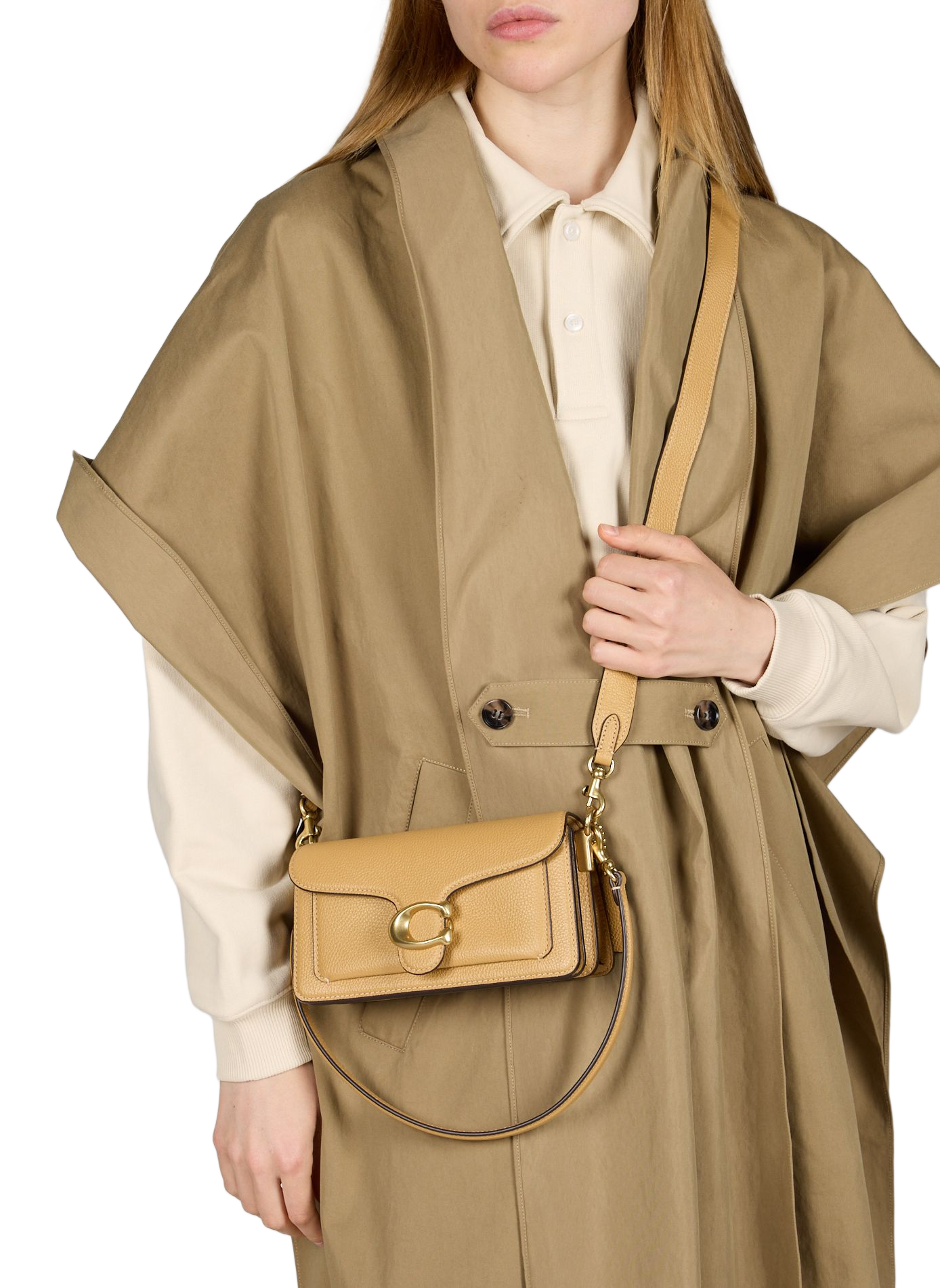 Sac épaule Tabby 26 COACH Beige