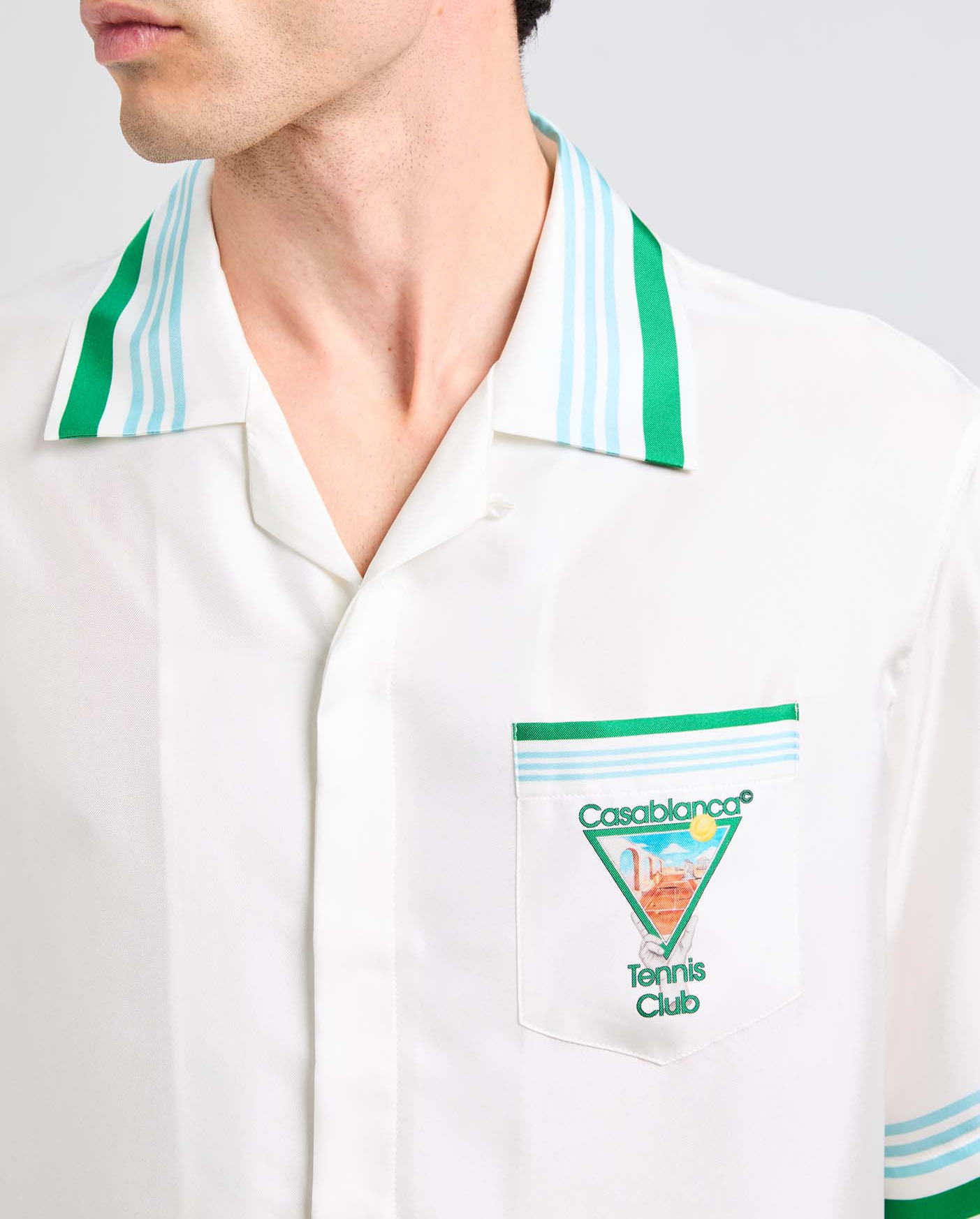 Metaphysical Tennis Shirt CASABLANCA PARIS White