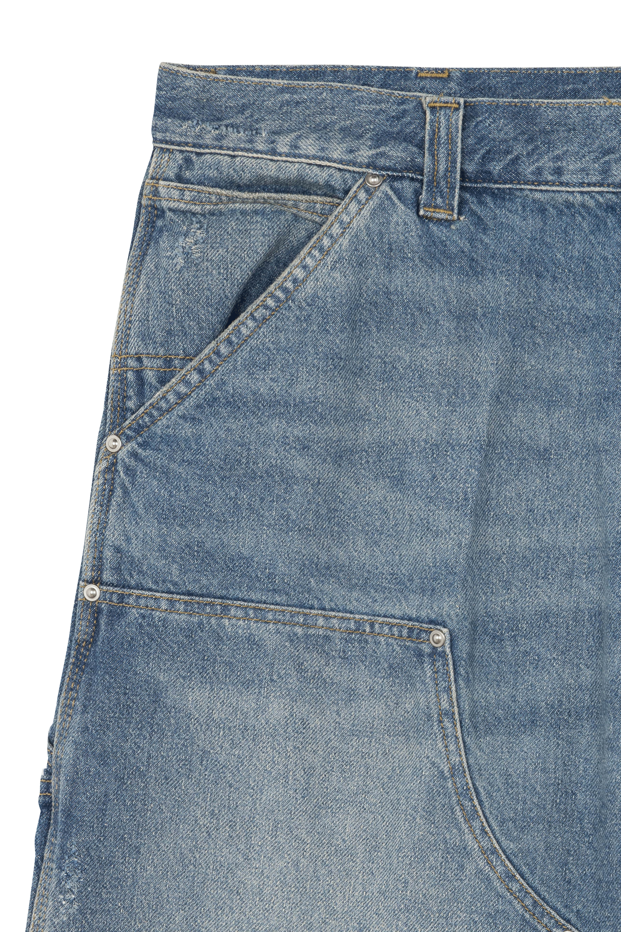 Bermuda en jean og aden double knee short CARHARTT WIP Bleu