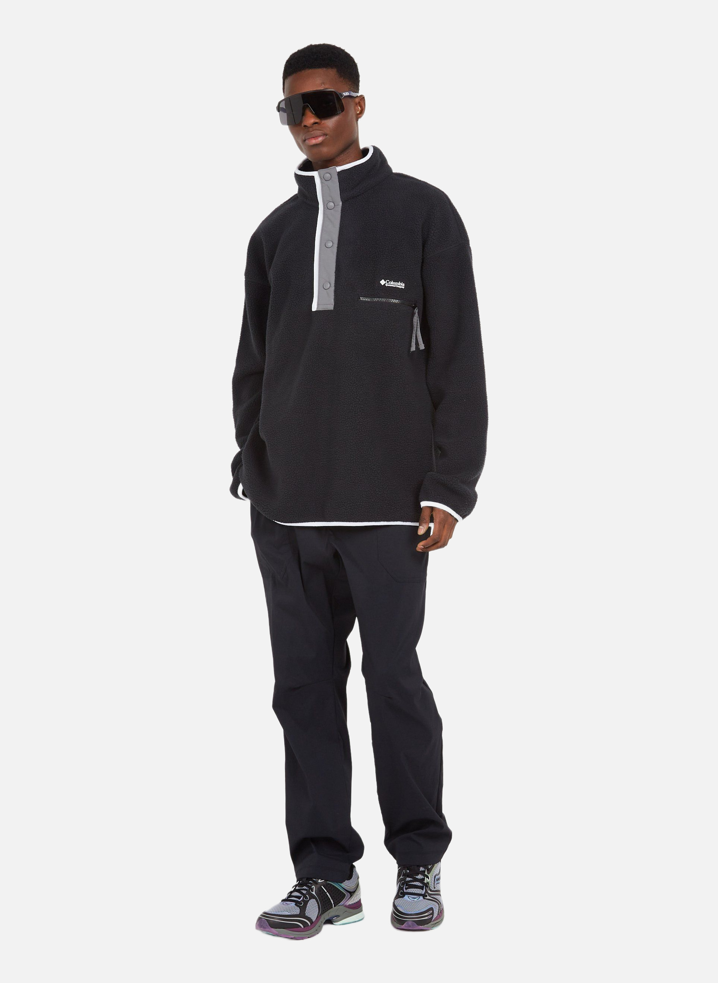 Polaire helvetia ii half snap fl COLUMBIA Noir