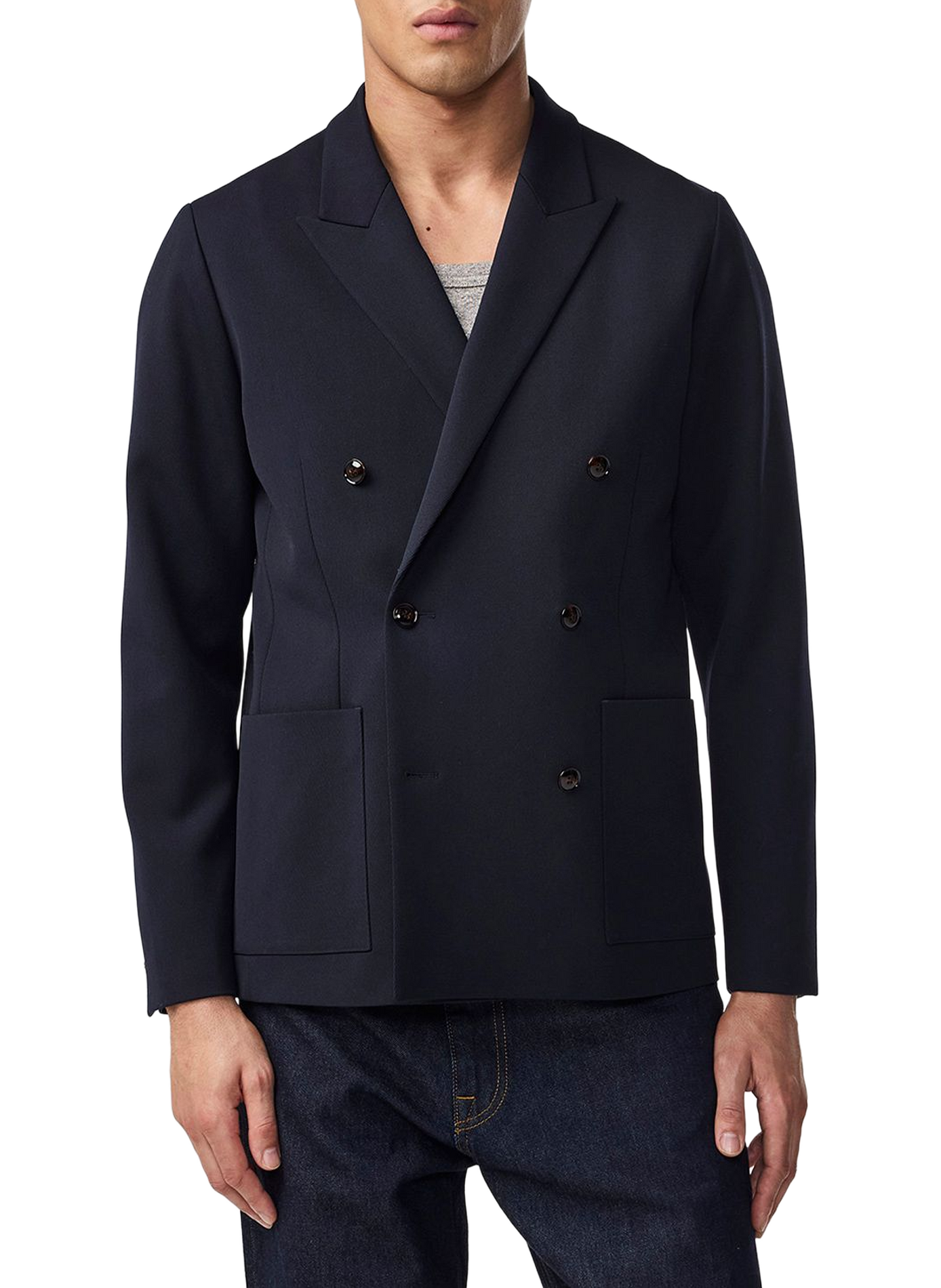 Blazer aus Wollmischung NN.07 Blau