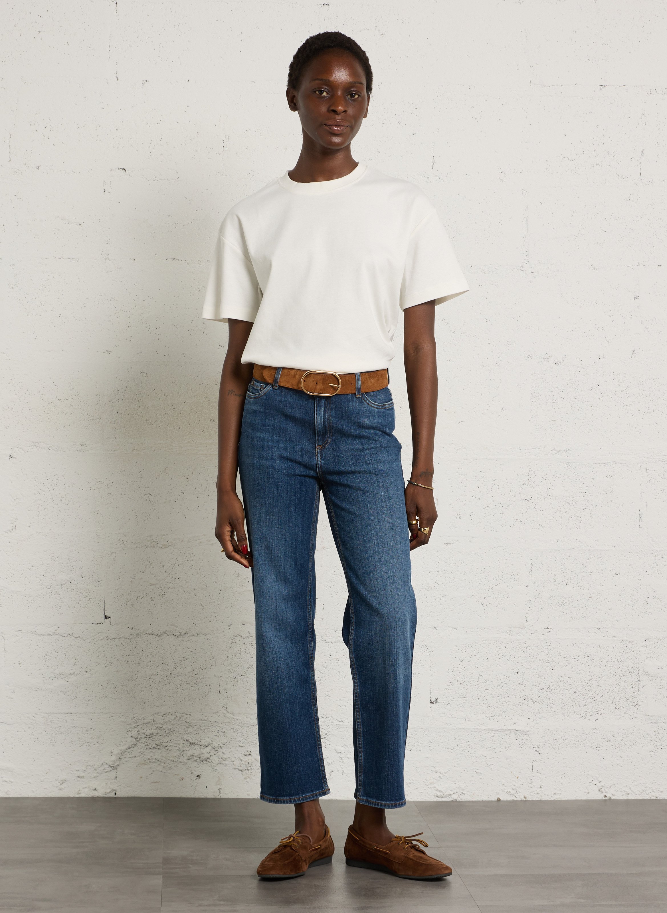 Jean droit taille basse rudy MAISON 123 Bleu
