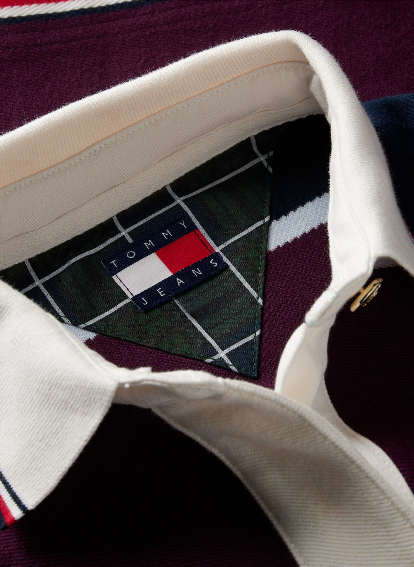 Striped long-sleeve cotton polo shirt TOMMY HILFIGER Multicolour