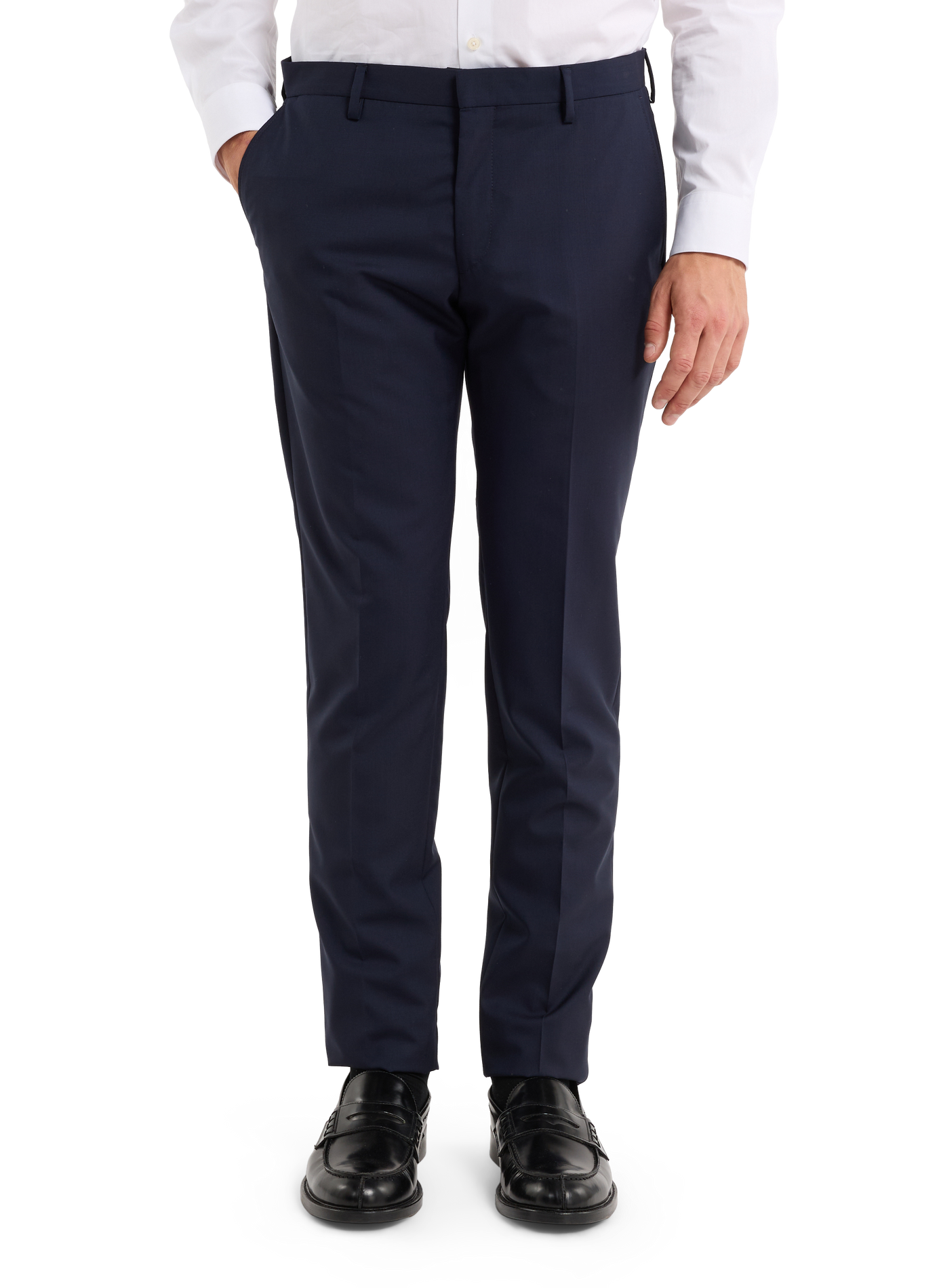 Pantalon slim Caph en laine SAISON 1865 Blue