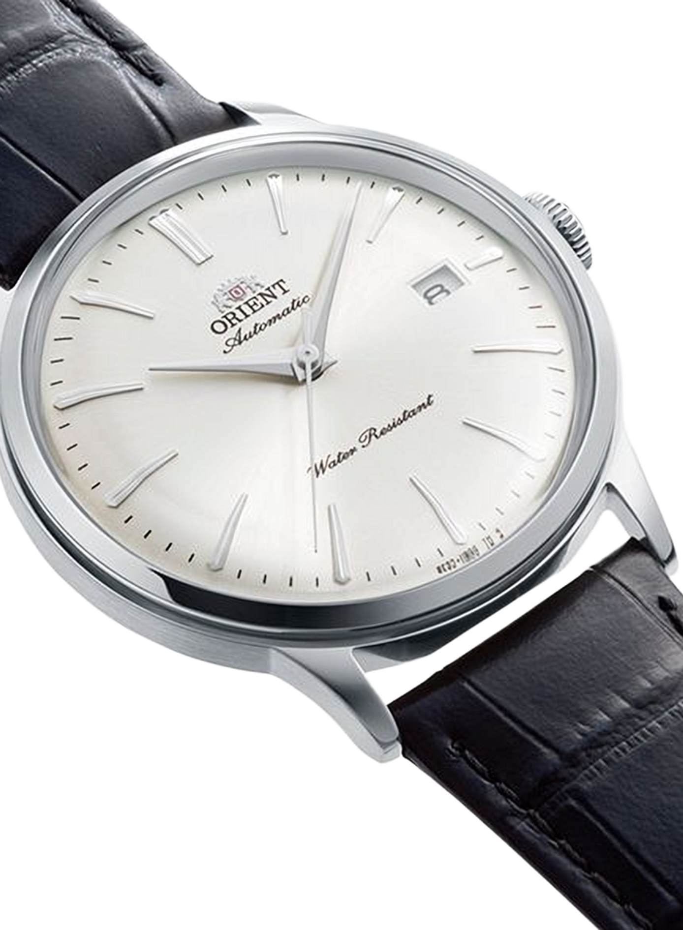 Automatische Bambino Uhr aus Leder ORIENT Weiss