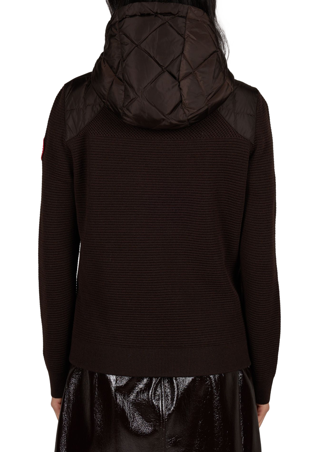 Two-material wool jacket CANADA GOOSE Brown