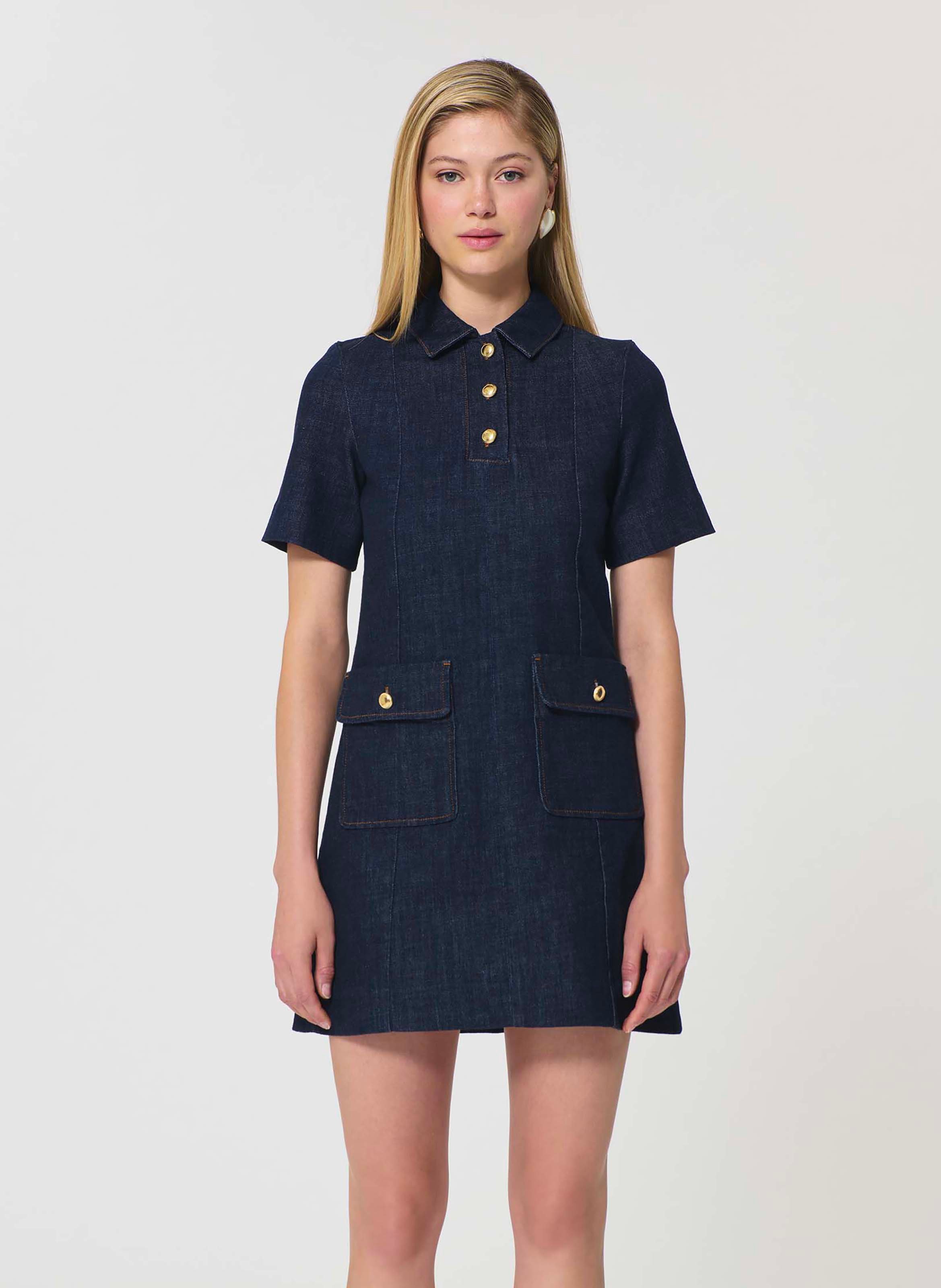 Robe roanne TARA JARMON Bleu