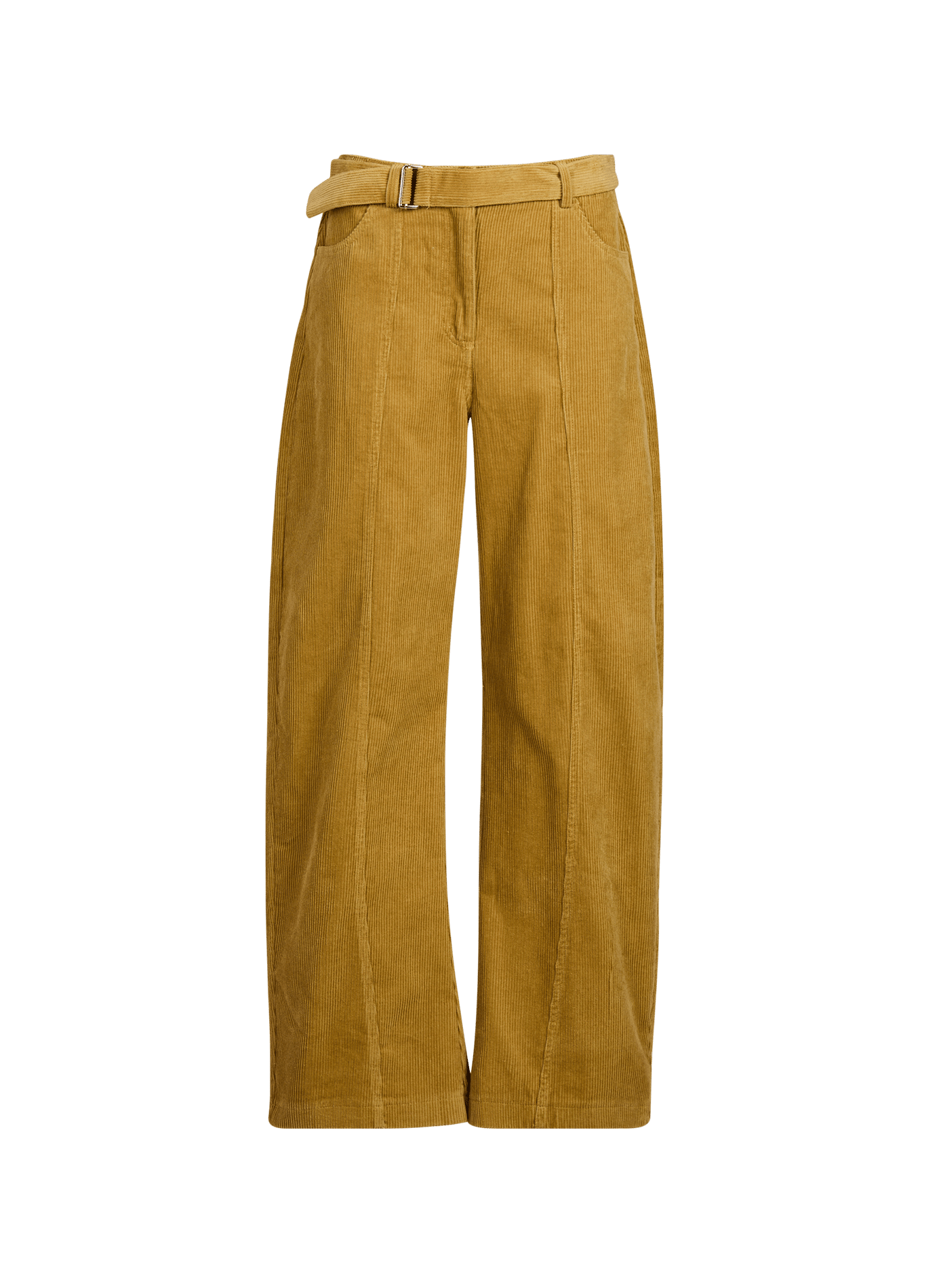 Cotton trousers OBJECT Brown
