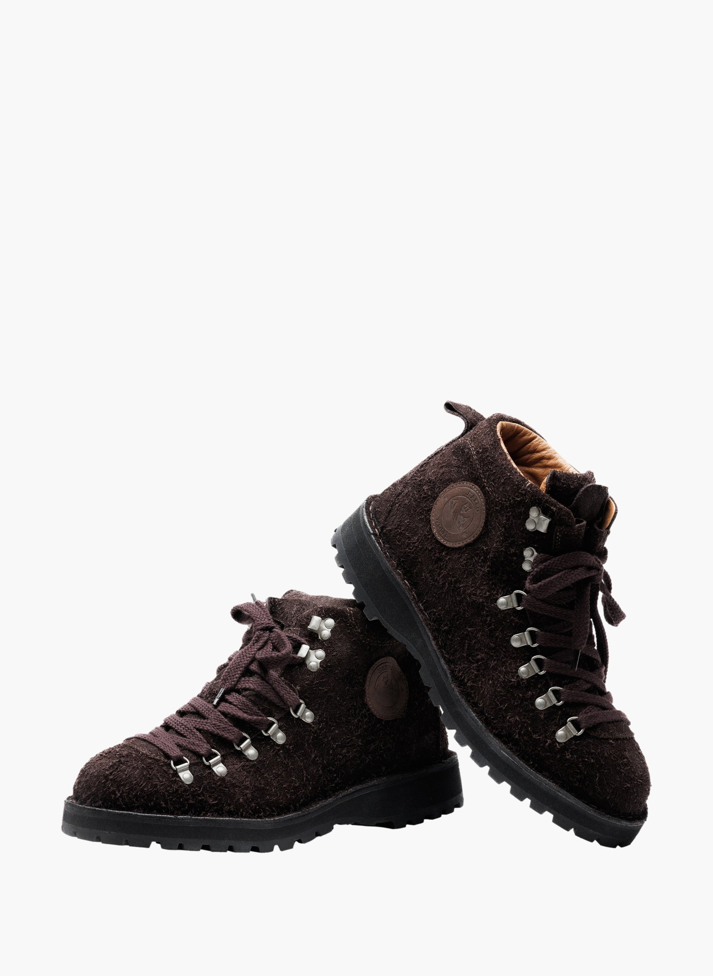 Bottines arctic en daim NAKED WOLFE Marron