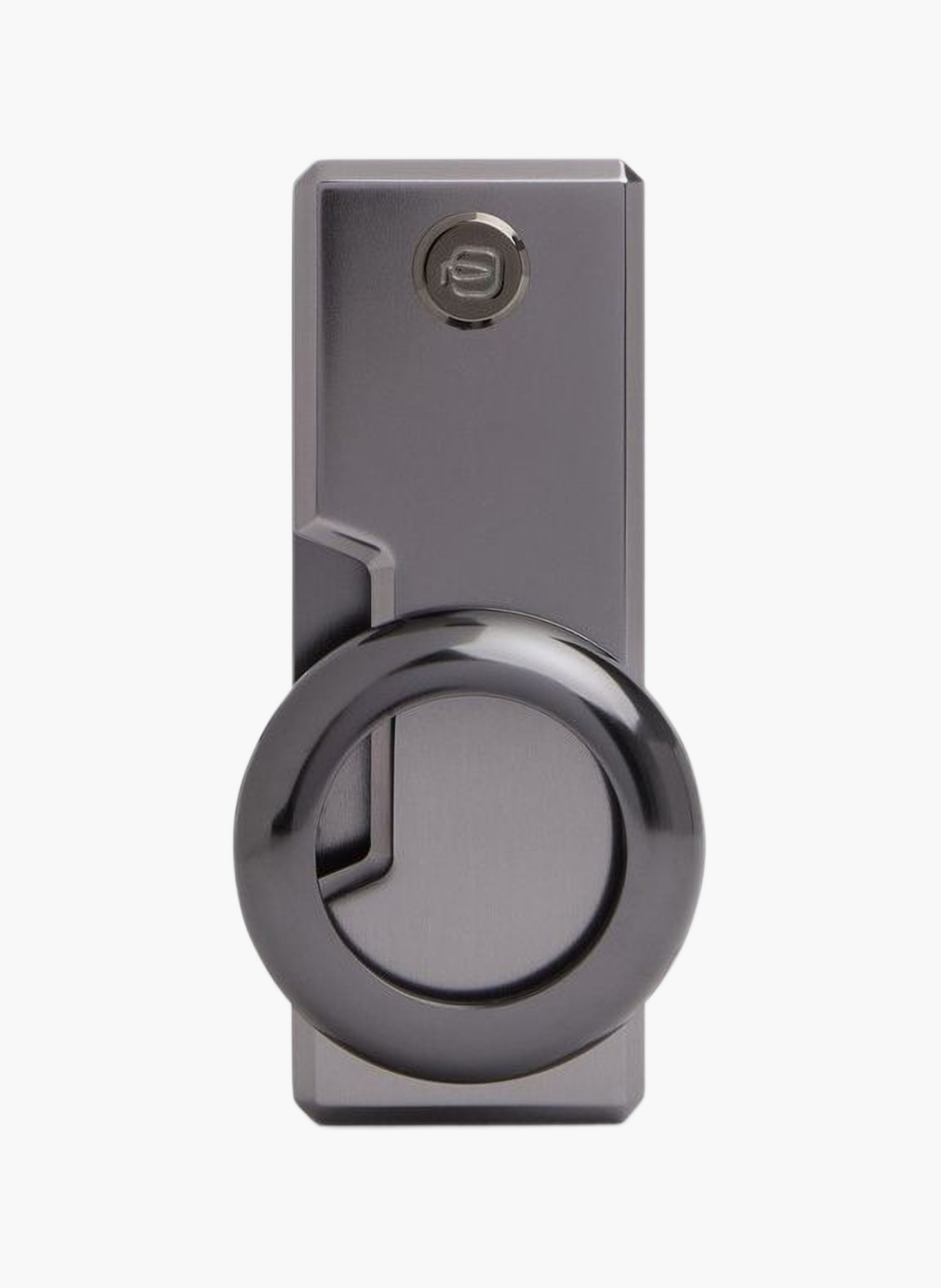 Engravable blue square keyring with airtag® holder PIQUADRO Blue