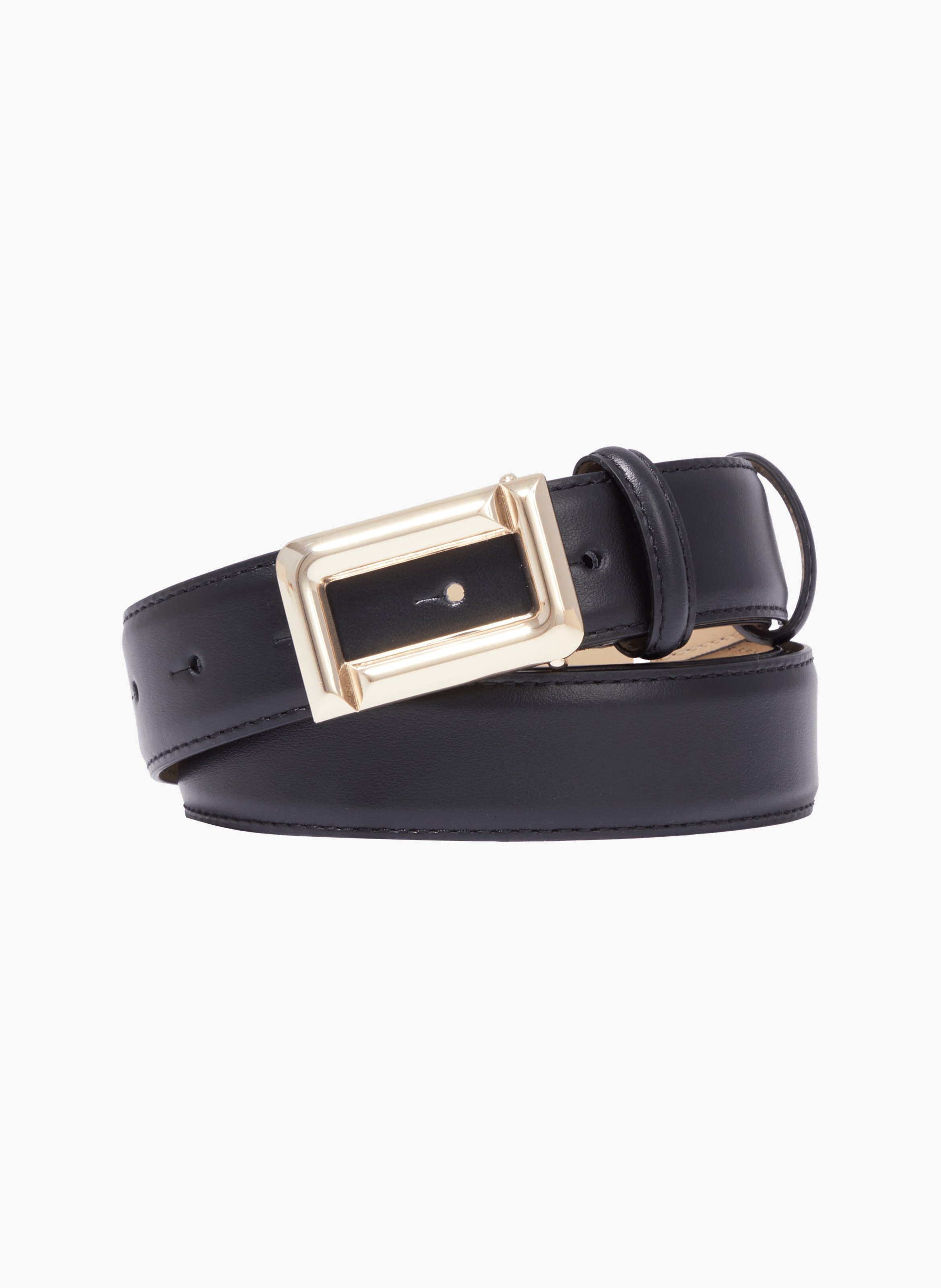 30 mm omkeerbare Angèle Lancel leren riem met gesp LANCEL Zwart