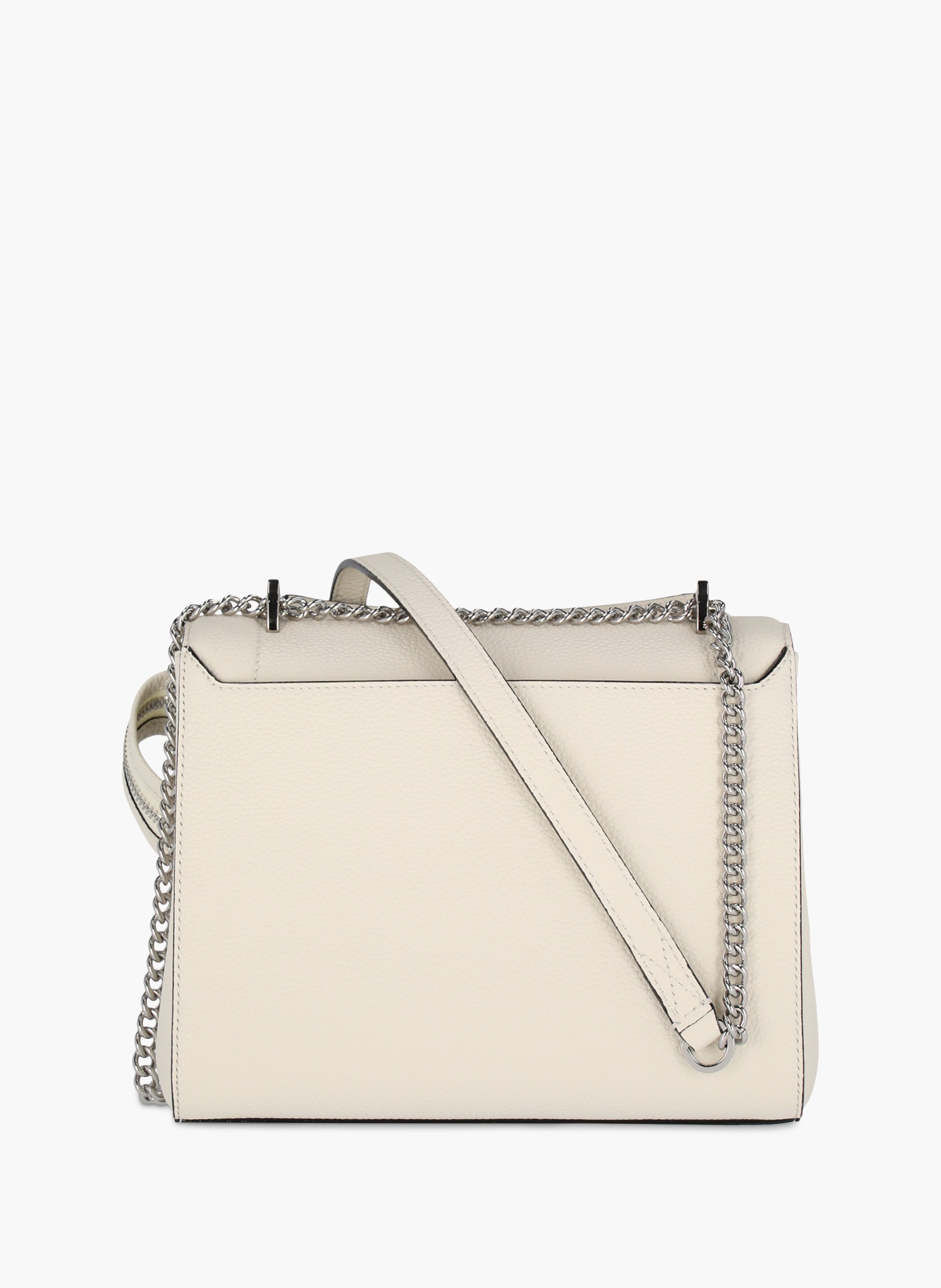 Sac rabat m ninon de lancel en cuir LANCEL Blanc