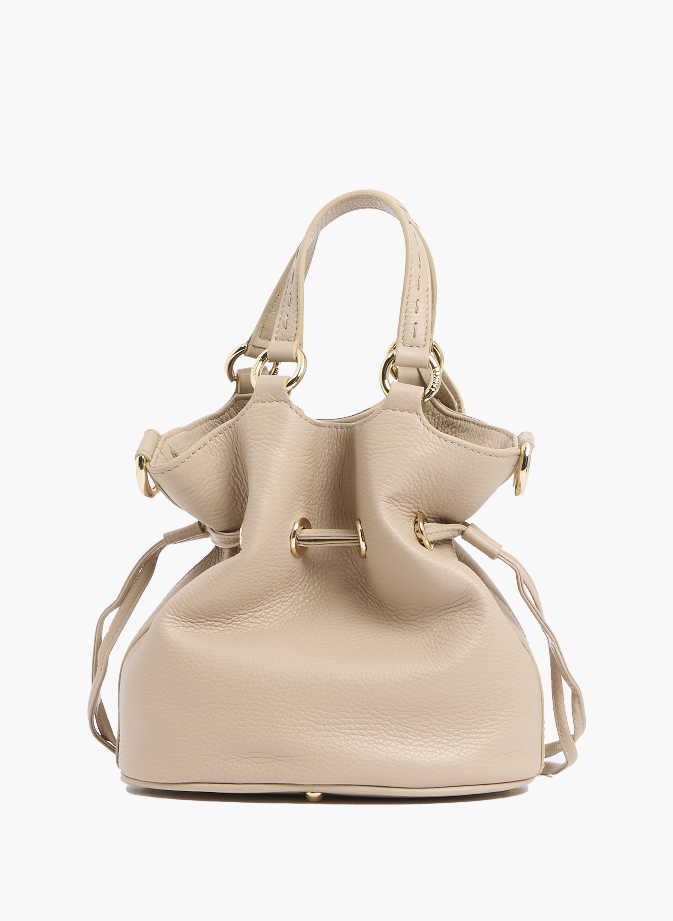 Sac seau s premier flirt de lancel en cuir LANCEL Beige