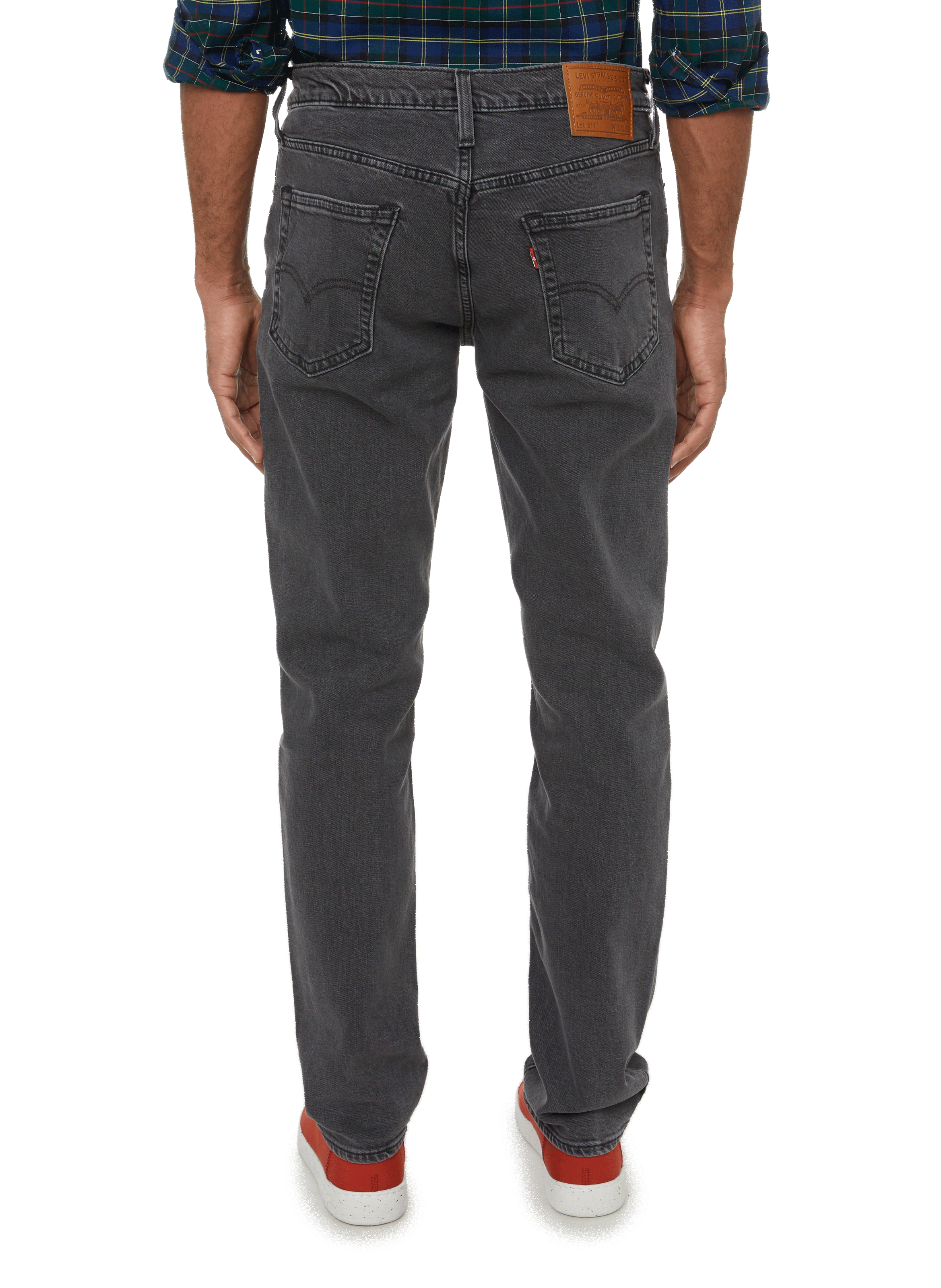 Jeans 511 Slim van katoen en lyocell LEVI'S Zwart