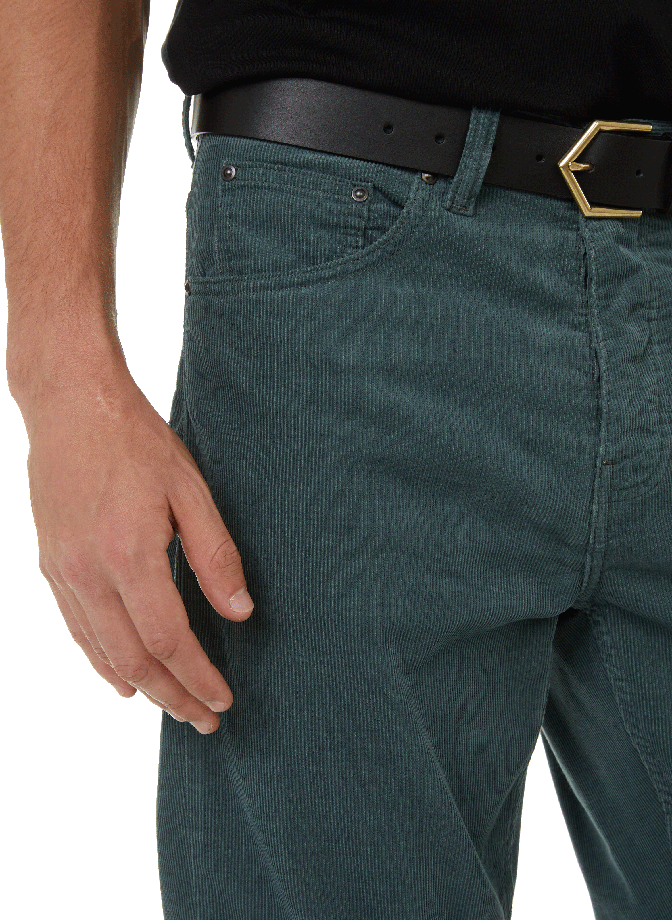 Leather belt SAISON 1865 Black