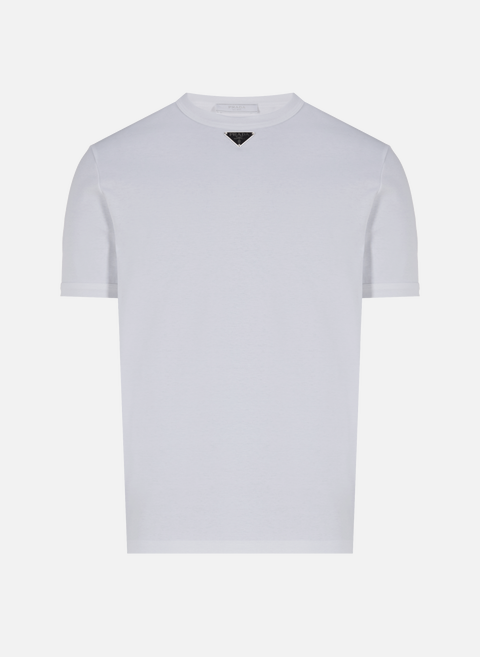 Cotton T-shirt WhitePRADA 