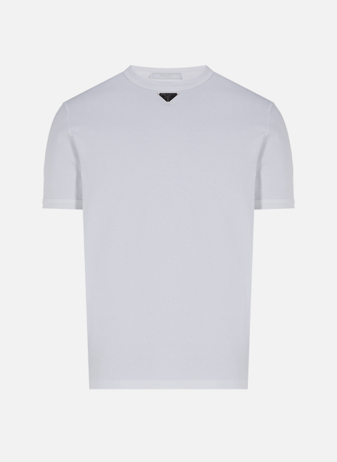 Baumwoll-T-Shirt WeißPRADA 