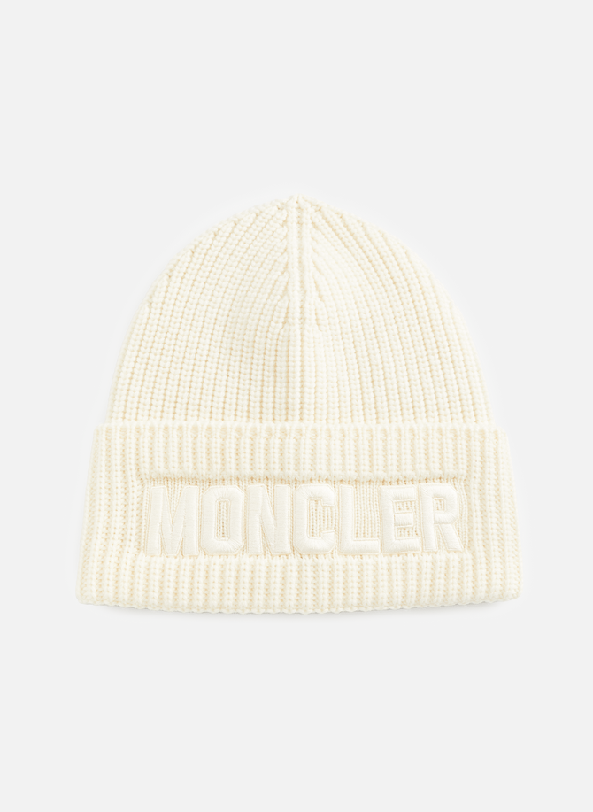 قبعة moncler من الصوف البكر
