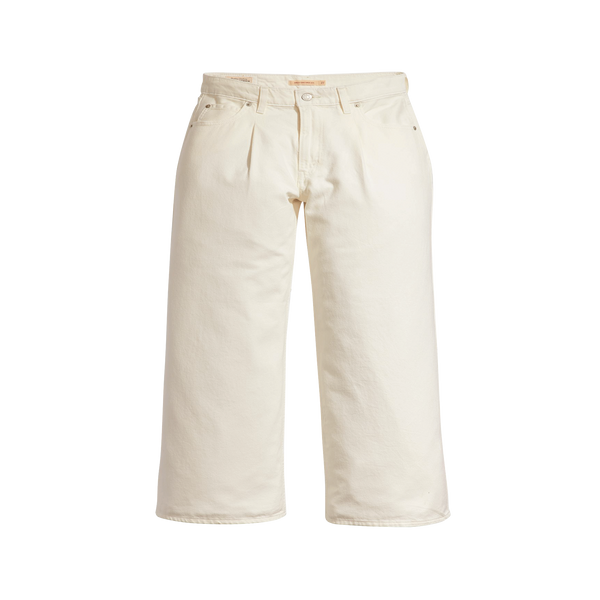Levi's Baggy Cotton Trousers In Neutral