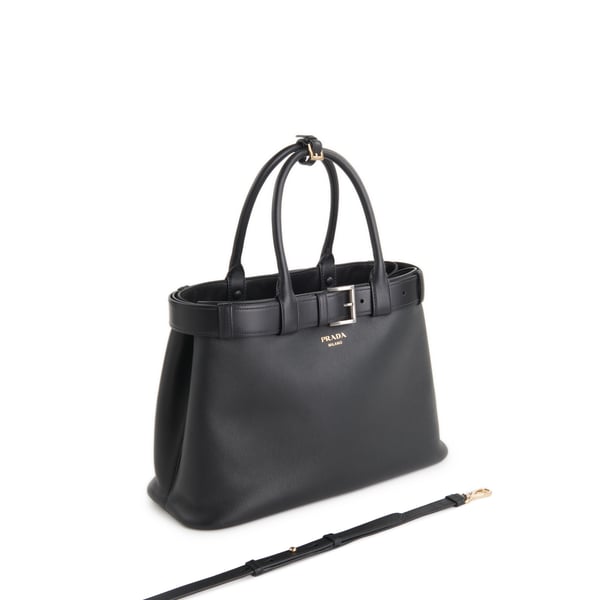 Prada Sac à main en cuir Buckle