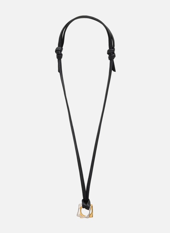 Collier carré dune unisexe Doré by AMI PARIS AMI PARIS Collier carré dune unisexe Doré
