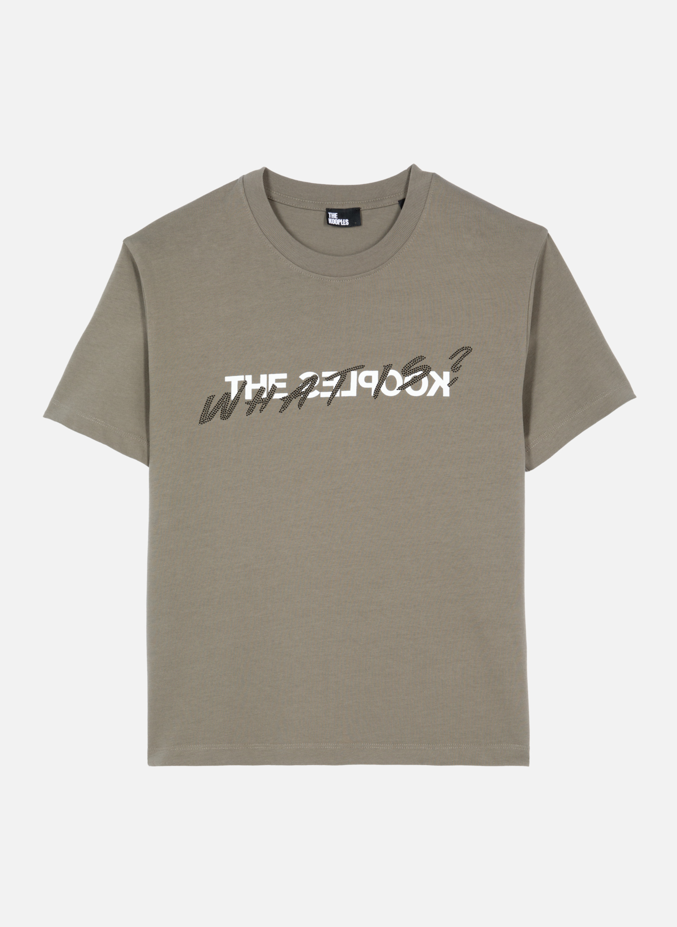 T-Shirt manches courtes what is Vert The kooples Femme