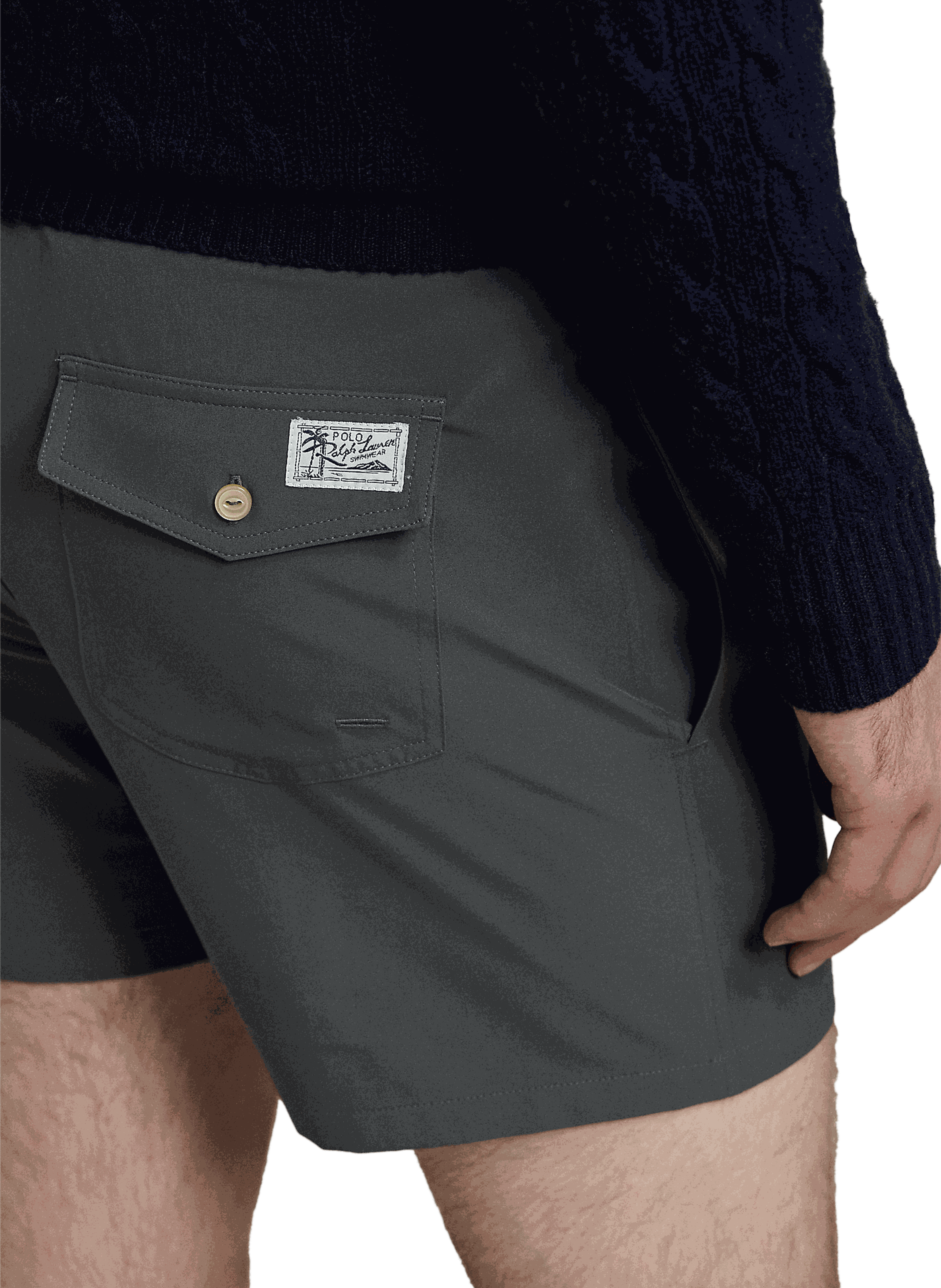 Short de bain uni POLO RALPH LAUREN Gris