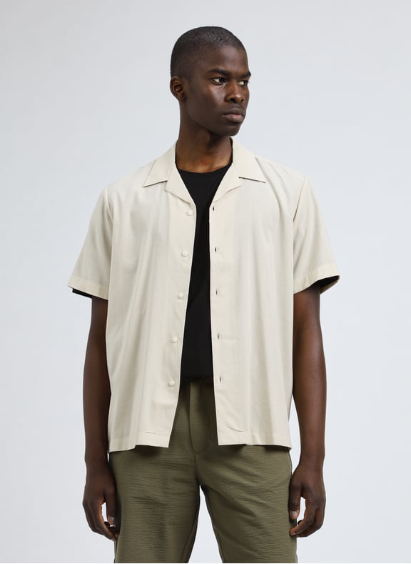 Chemise imprimée en coton mélangé Beige by SELECTED SELECTED Chemise imprimée en coton mélangé Beige