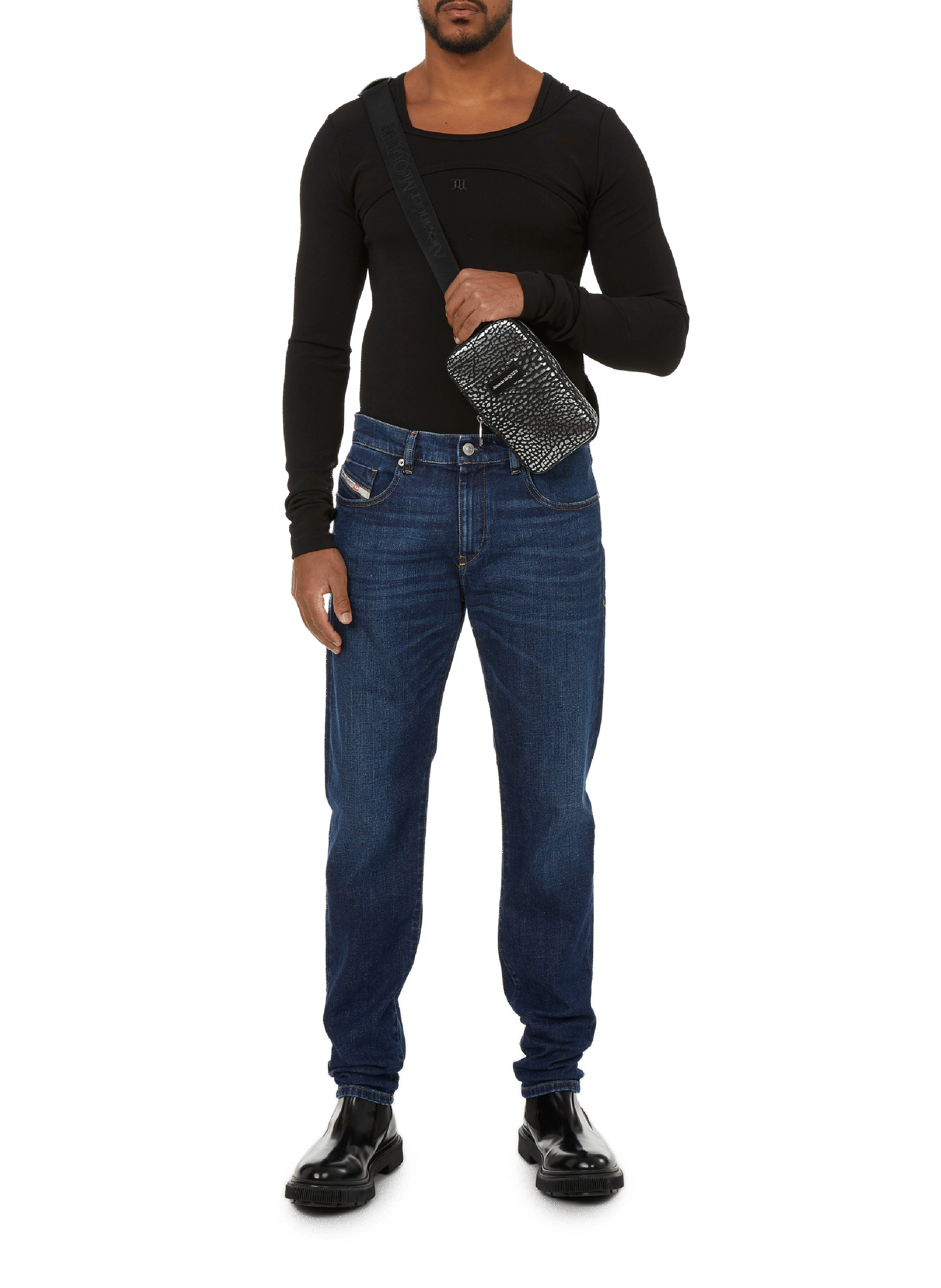 Long-sleeve top with cutout MISBHV Black