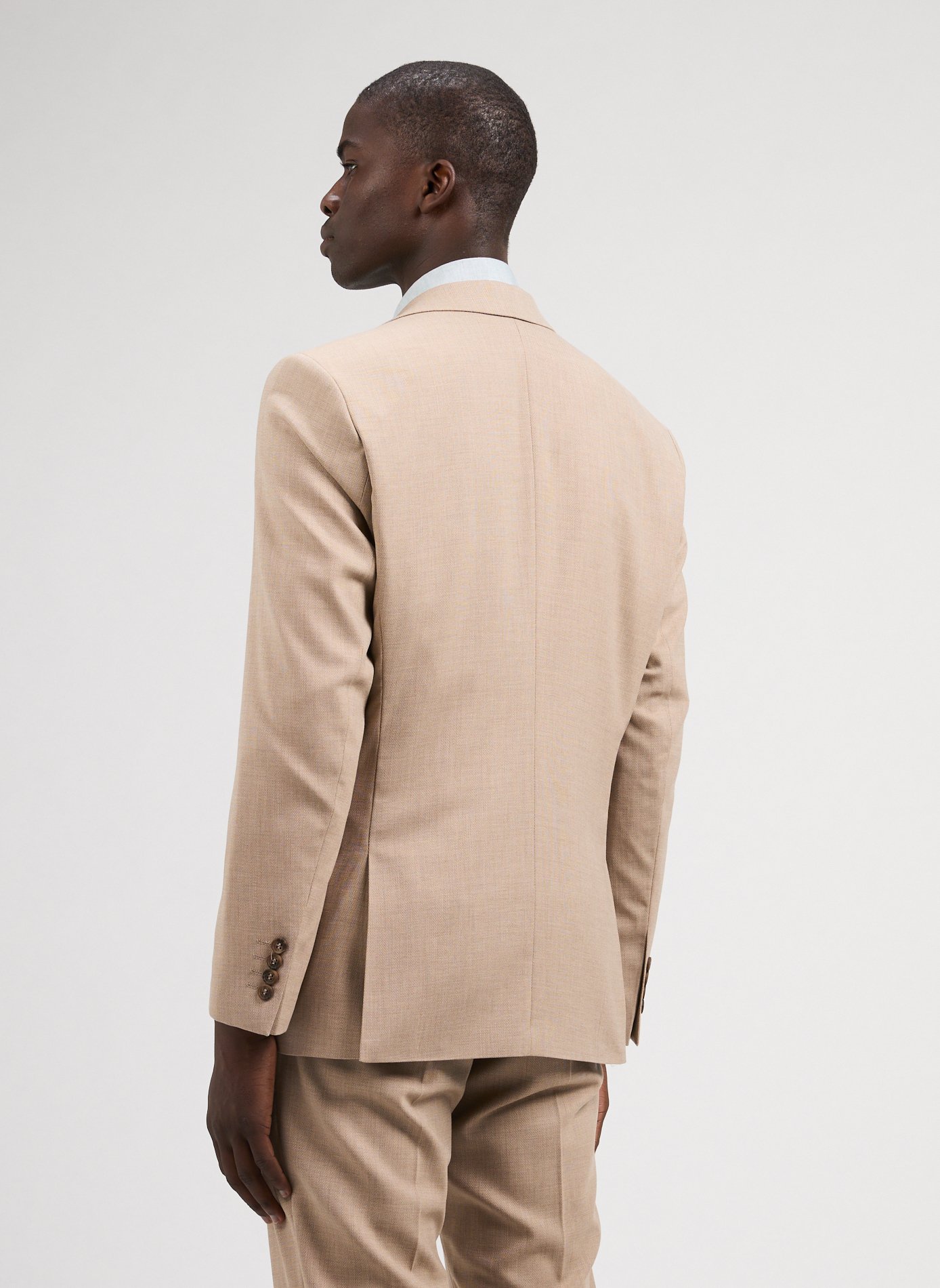 Blazer slim multi poches  SELECTED Beige