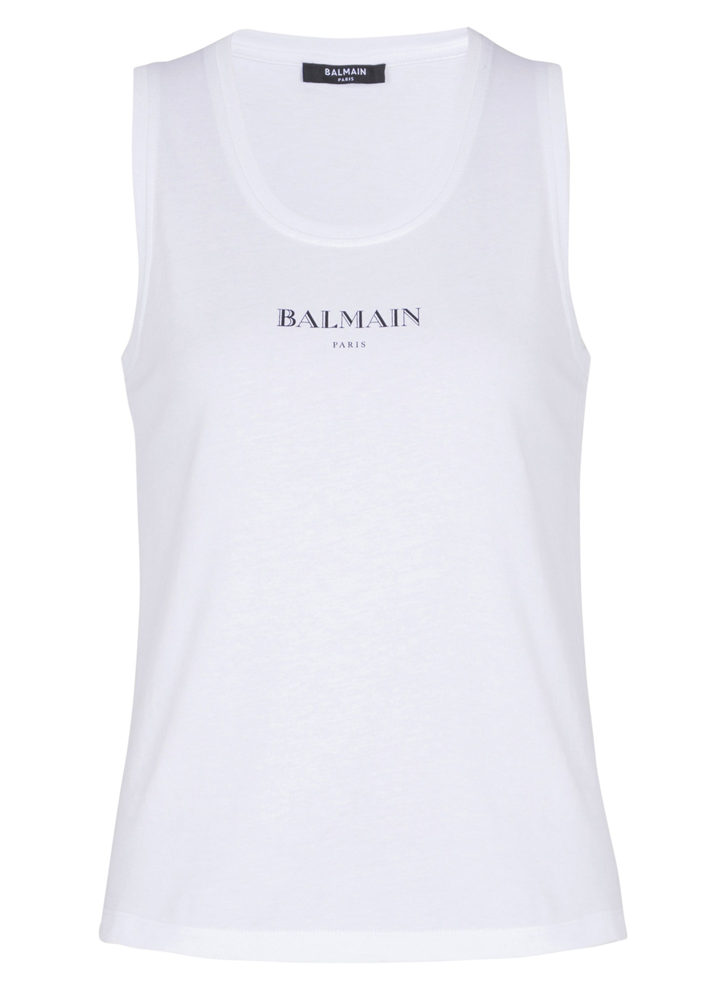 Débardeur avec imprimé balmain BALMAIN Blanc