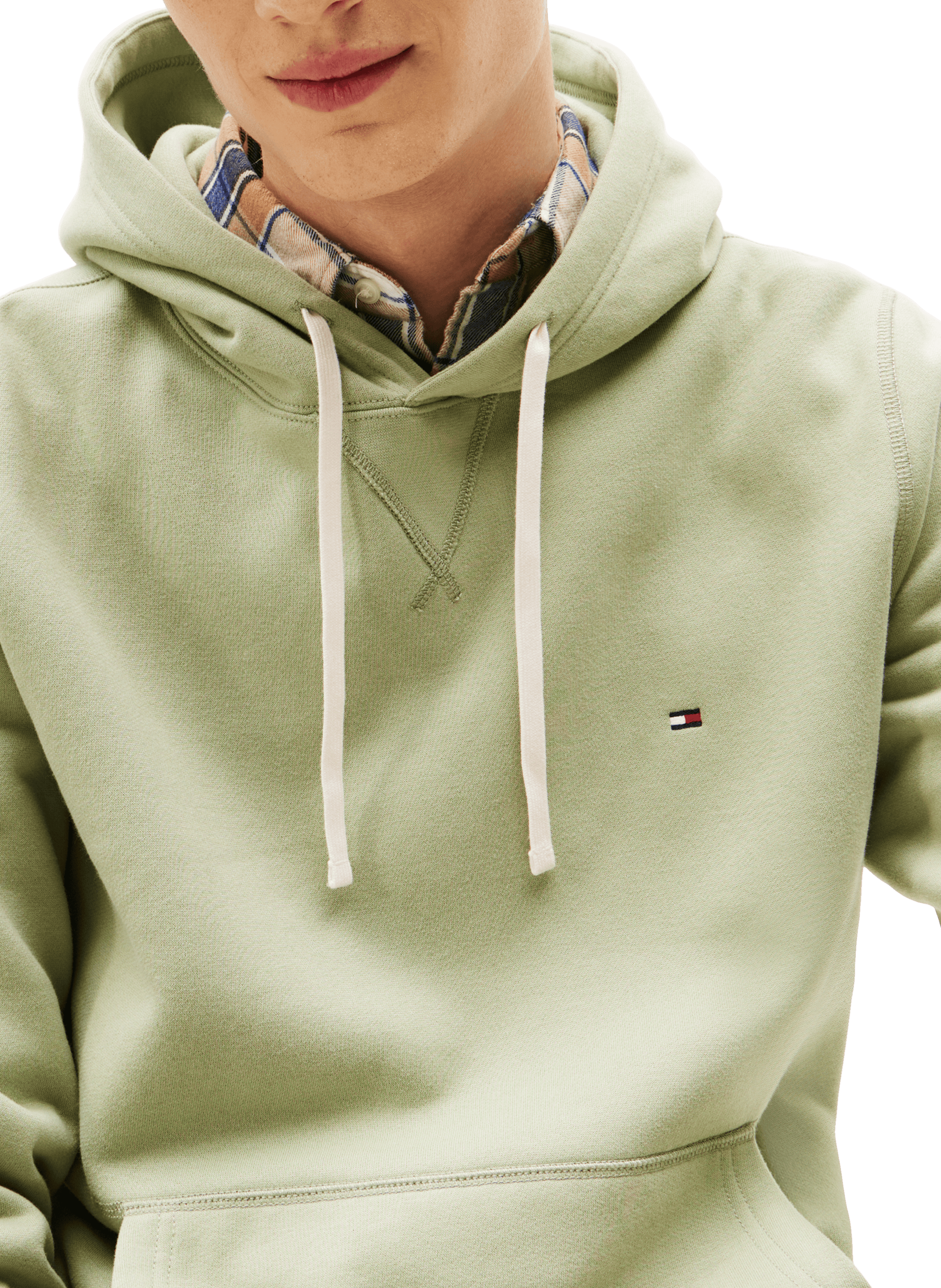 Fleece hoodie TOMMY HILFIGER Green