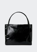 Sac cabas craquelé  Noir