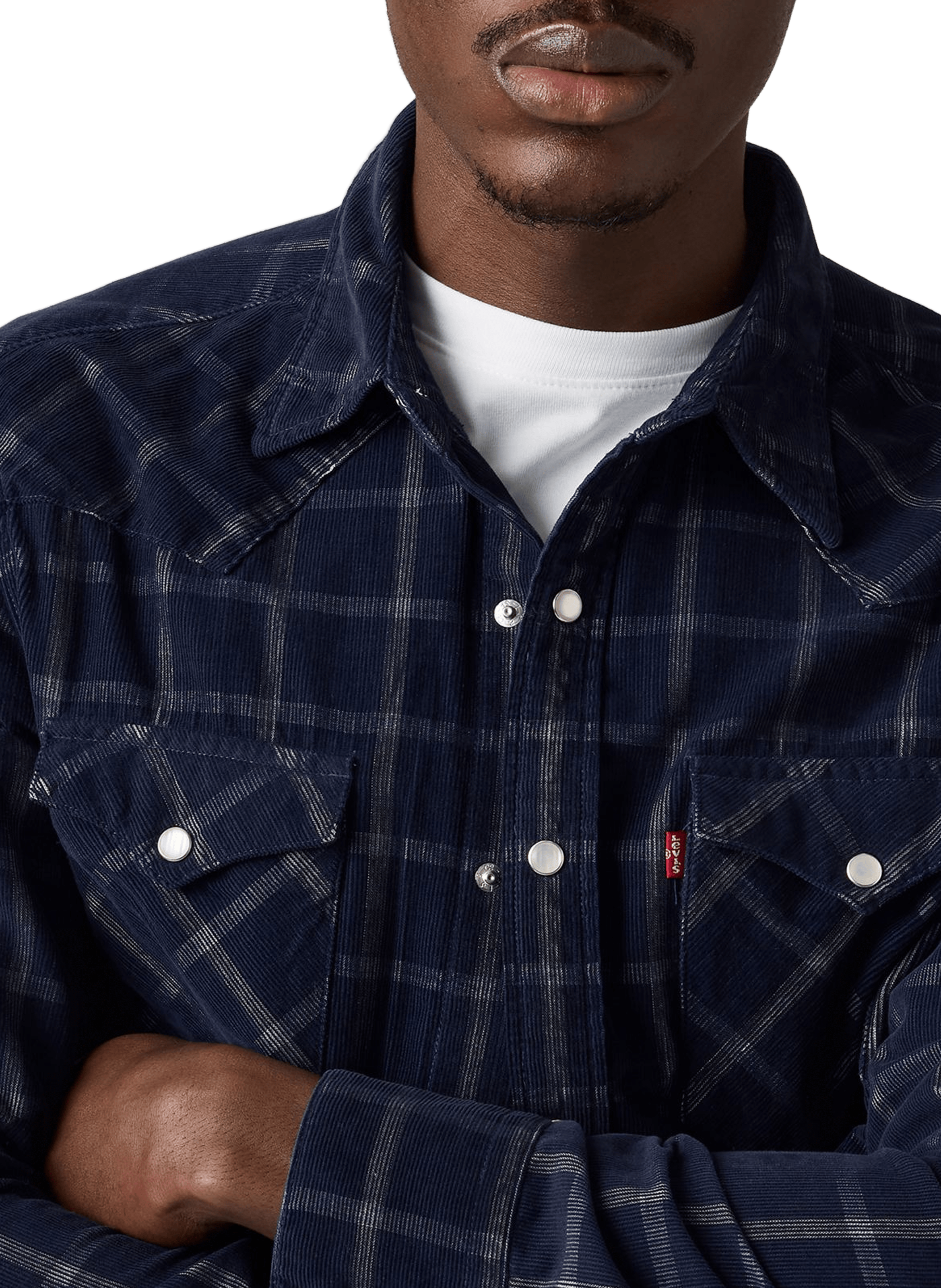 Chemise en velours côtelé LEVI&#039;S Bleu