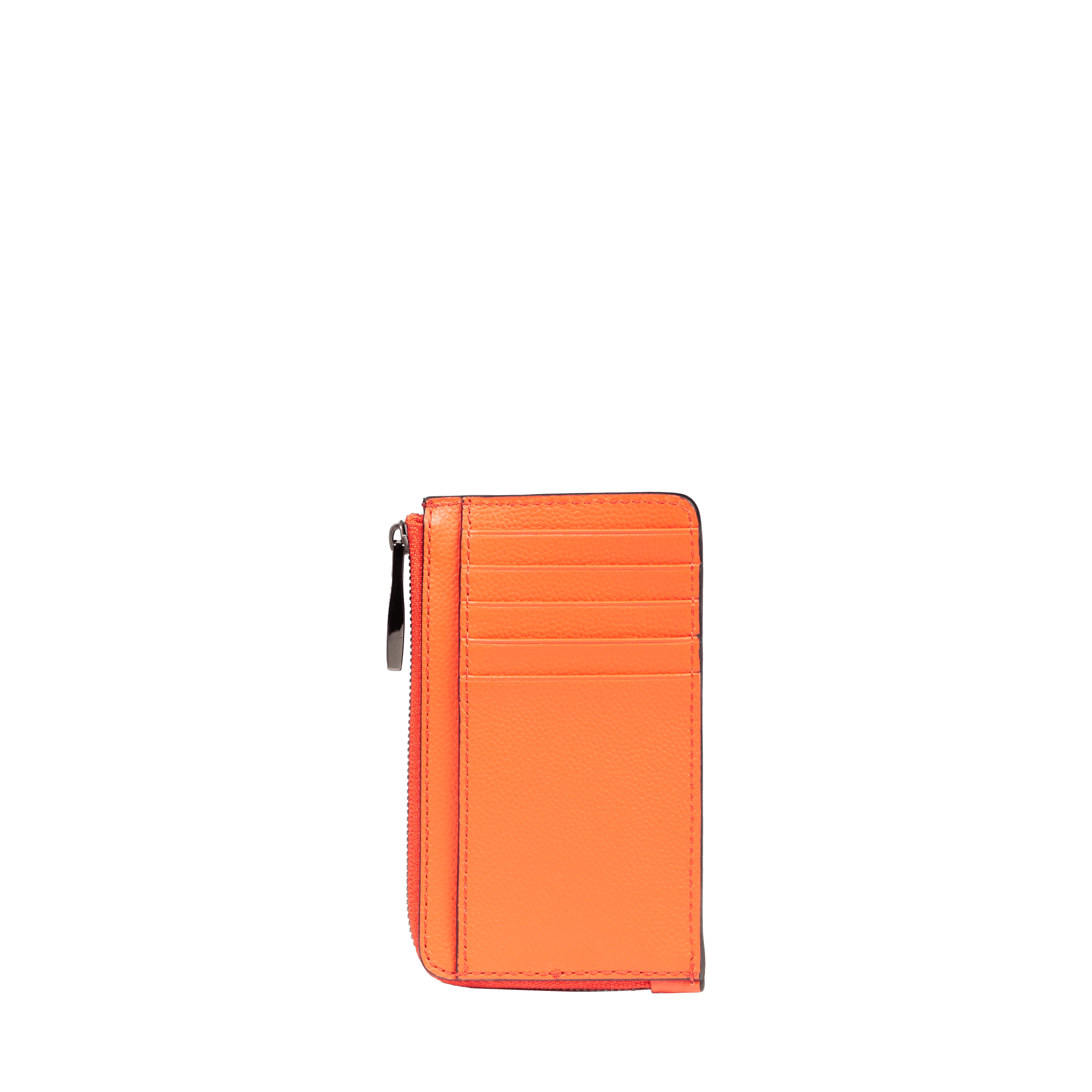 Porte-cartes zippé   charlie de lancel en cuir LANCEL Orange