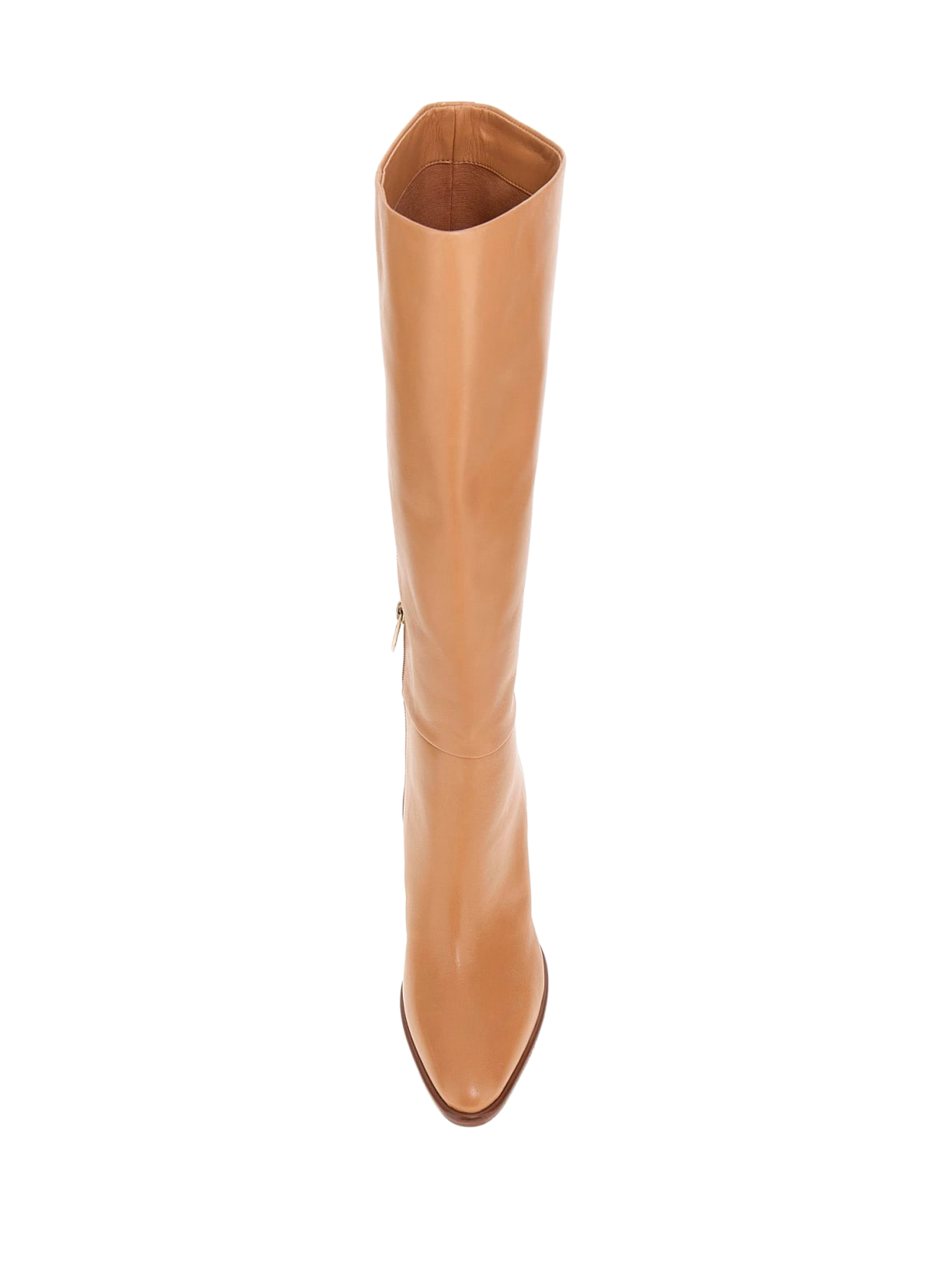 Bottes hautes Perinna en cuir GUESS Beige