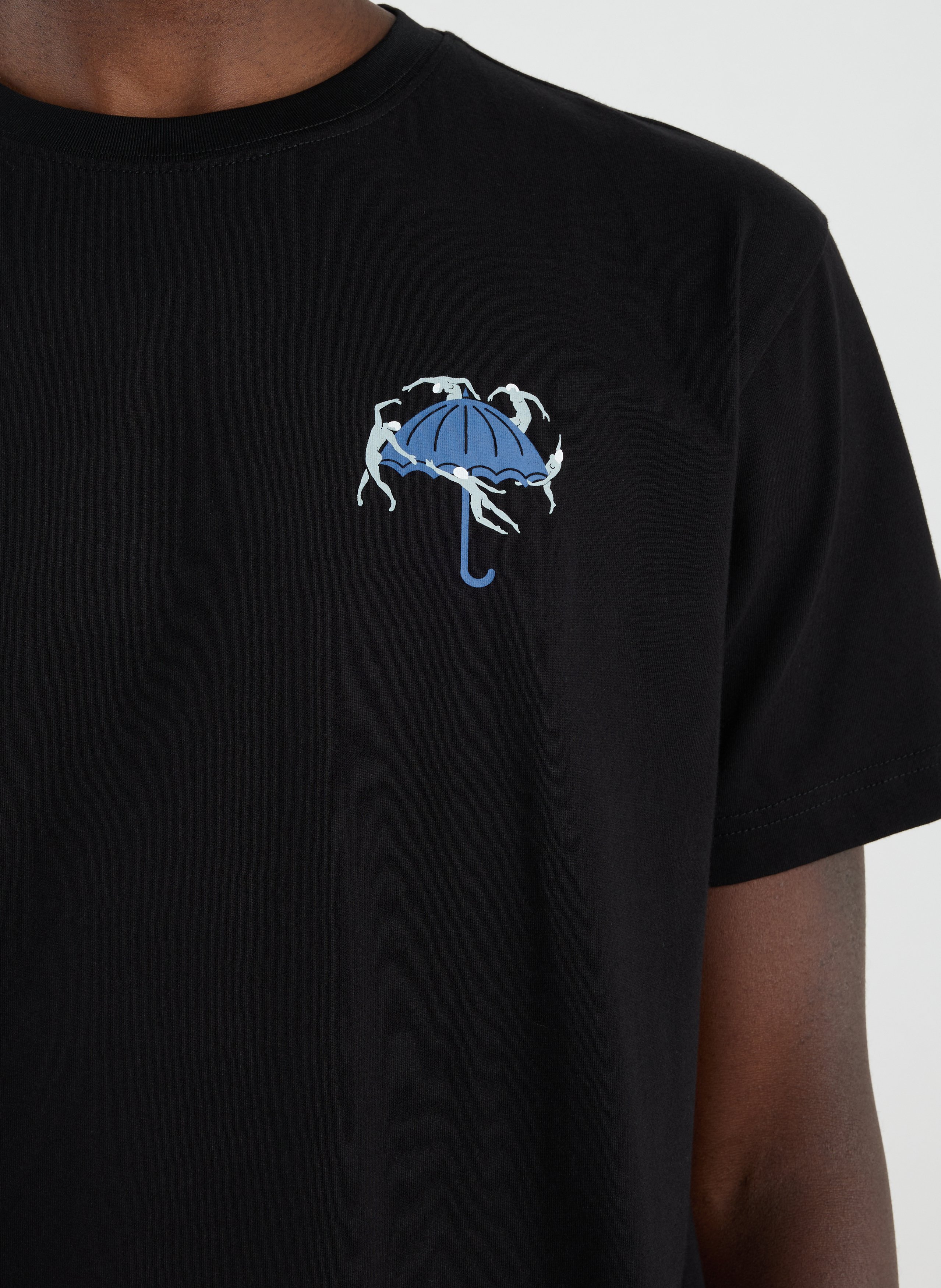 Classic Cotton T-Shirt HELAS CAPS Black