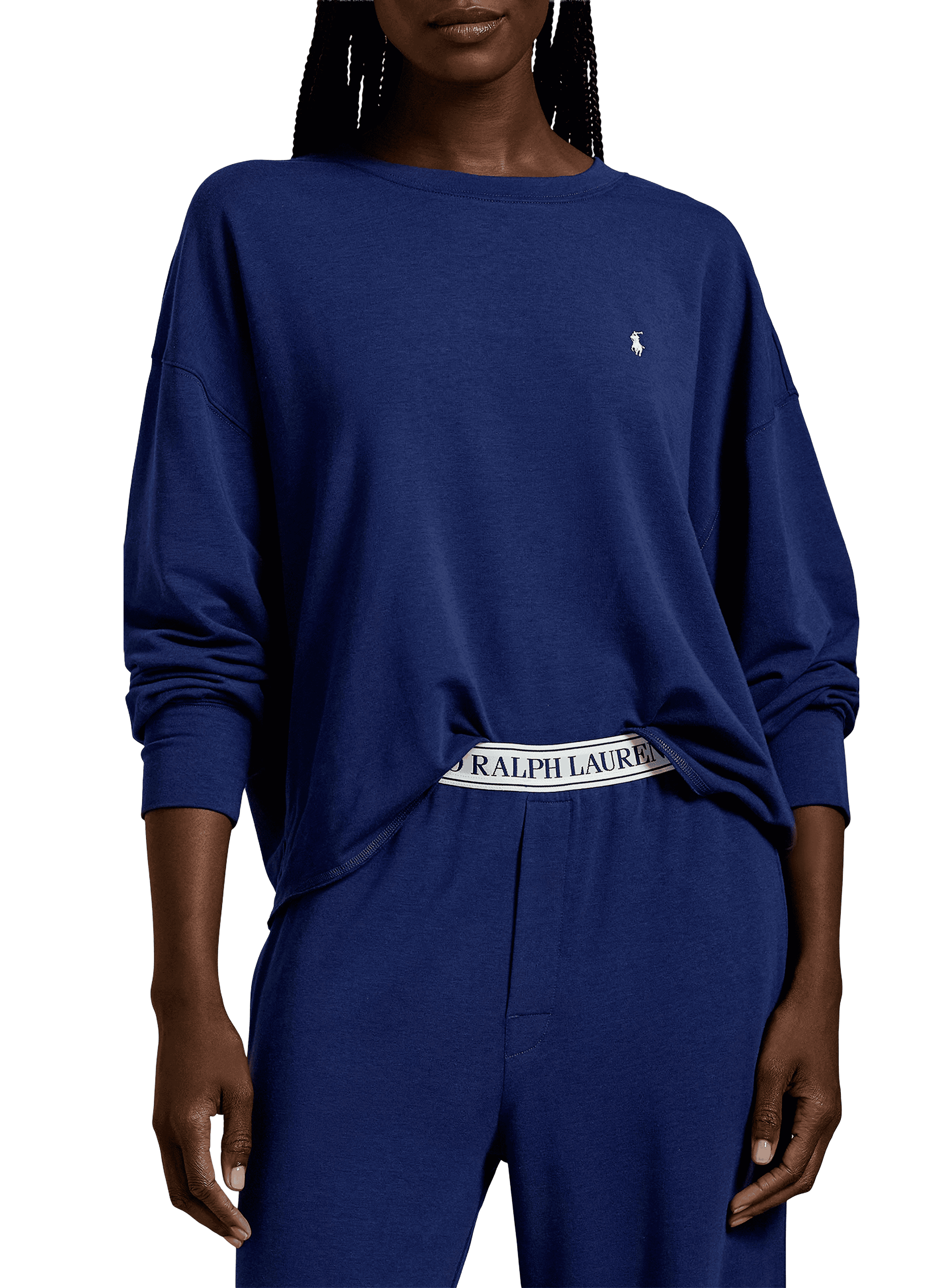 POLO RALPH LAUREN Solid color pajama set Blue
