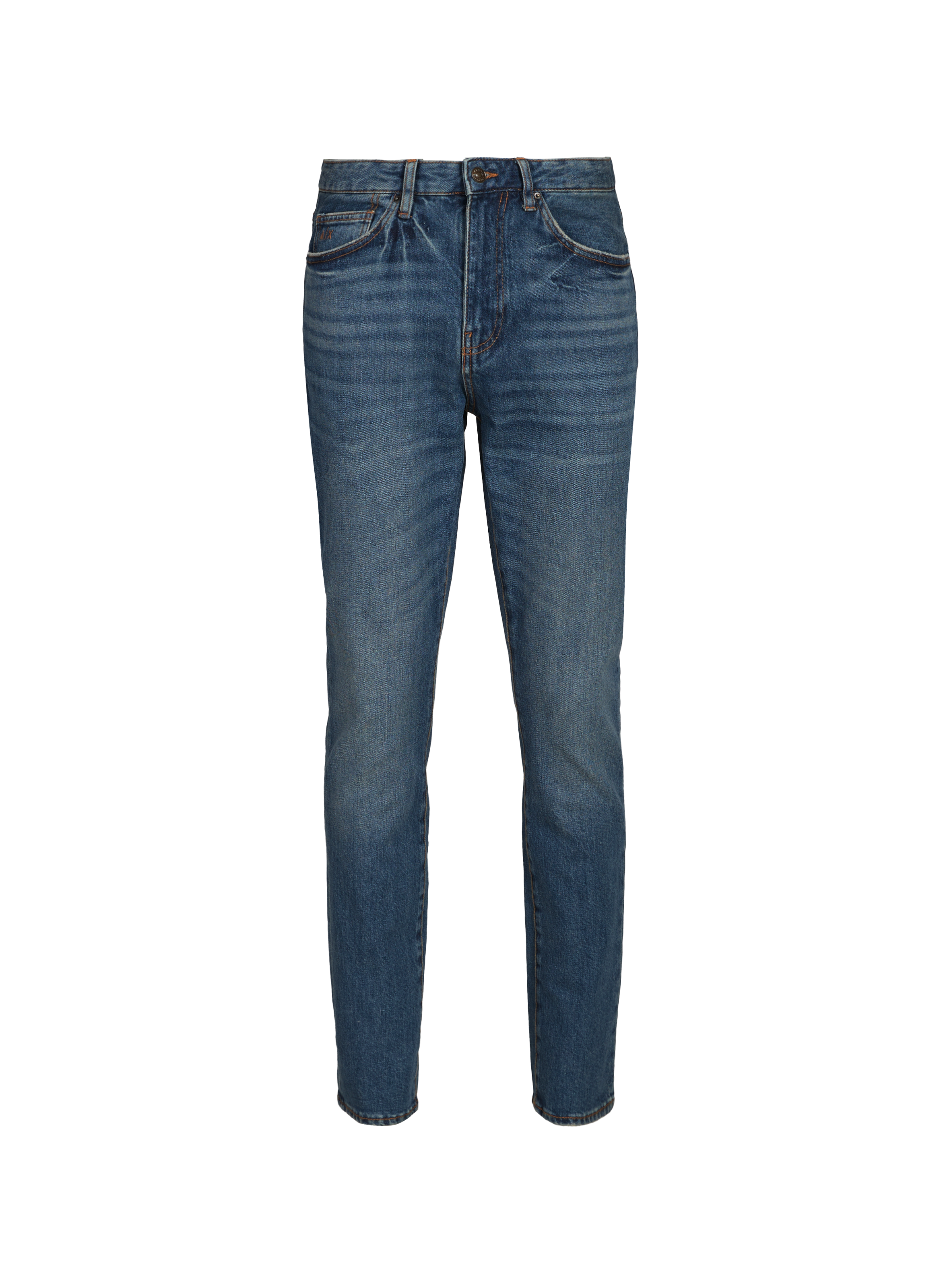 Slim-fit cotton-blend jeans ARMANI EXCHANGE Blue