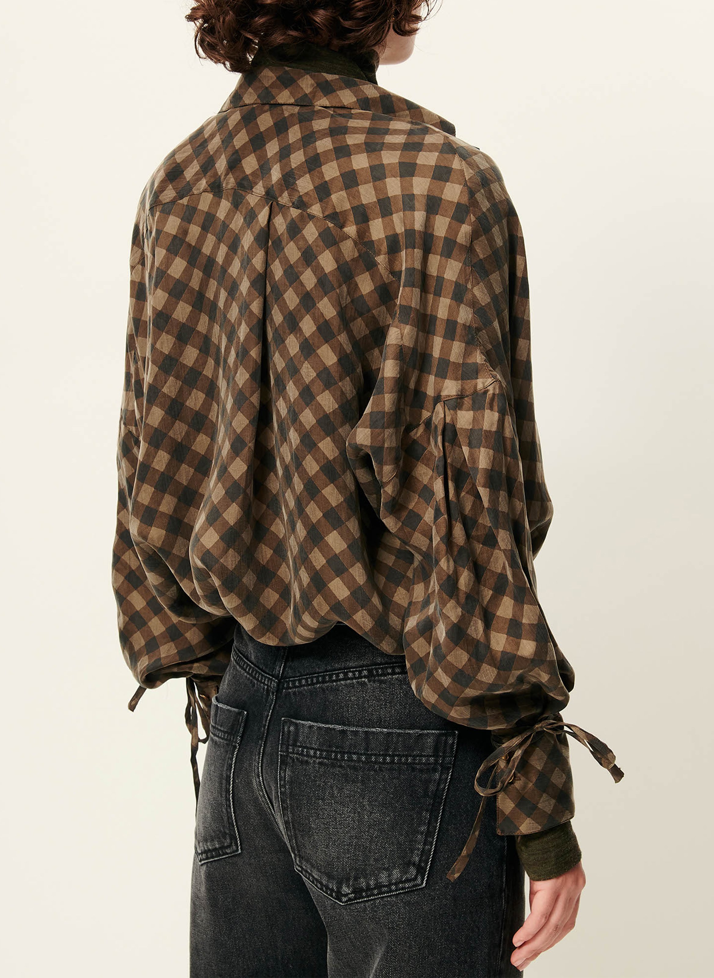 Chemise ample à carreaux armanchecks SESSUN Multicolore