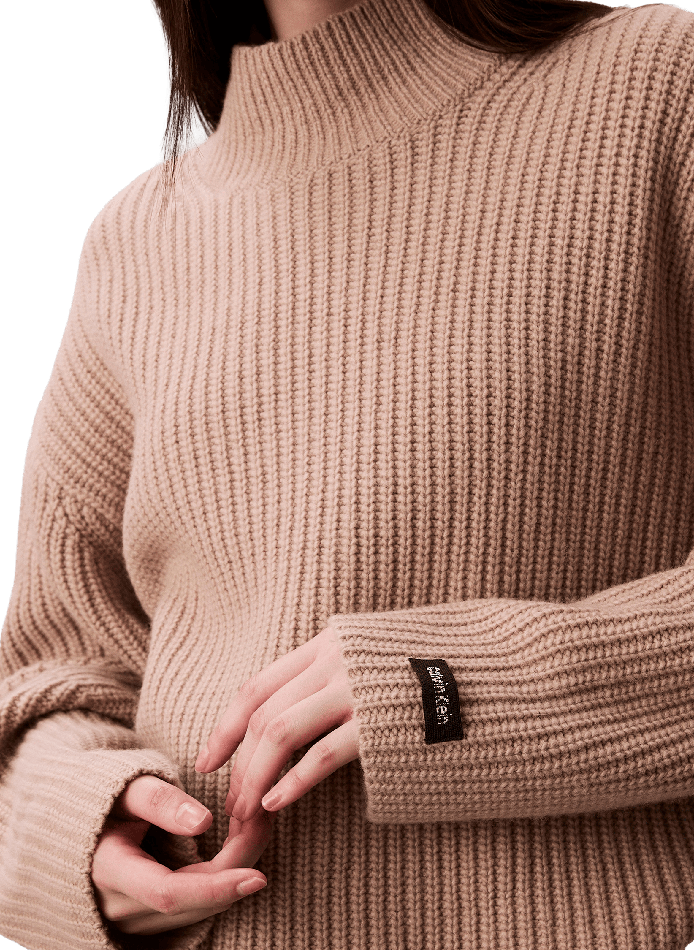 Turtleneck jumper CALVIN KLEIN Beige