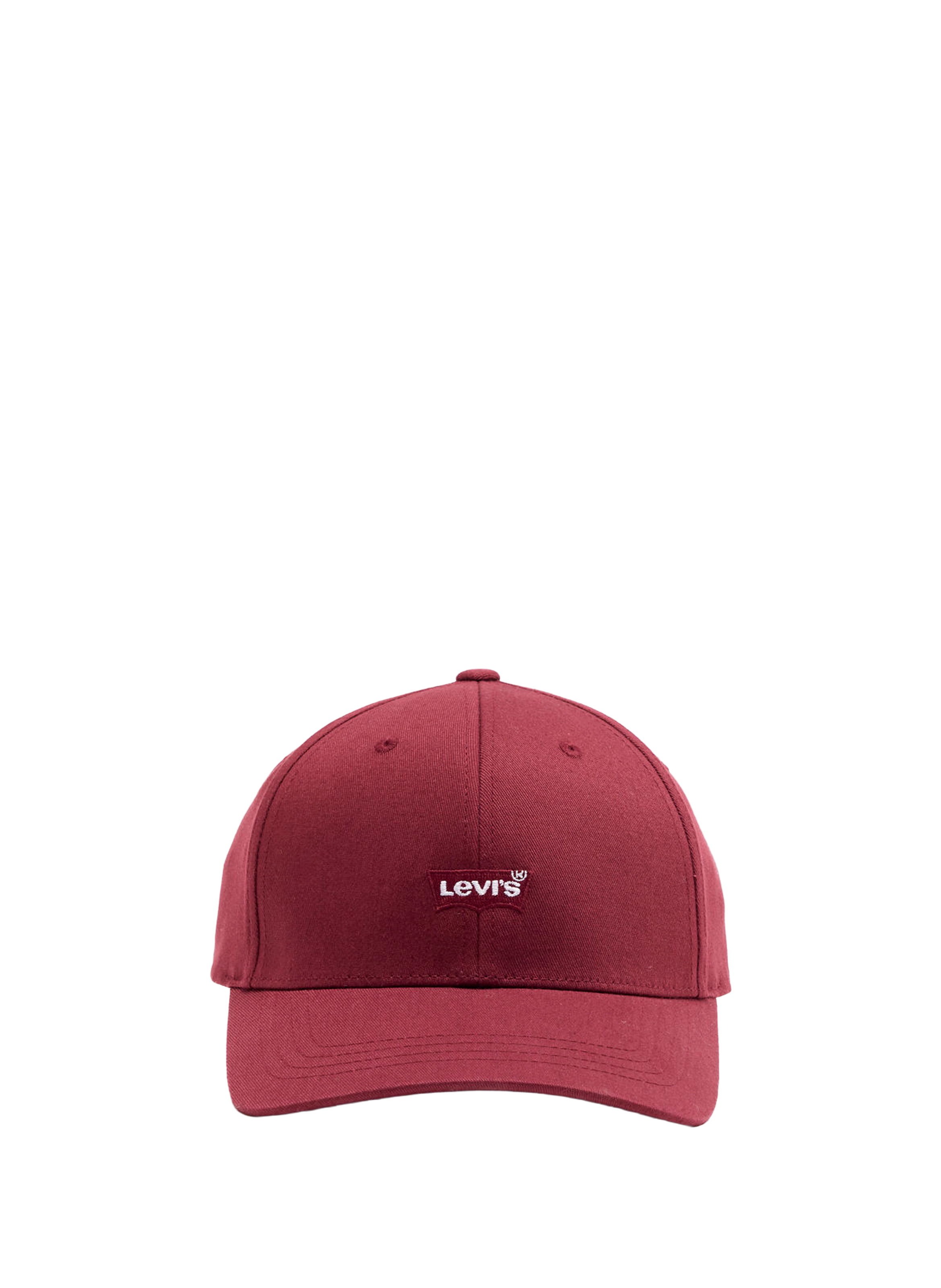 Cotton Logo Baseball Cap LEVIS ACCESSOIRES Red