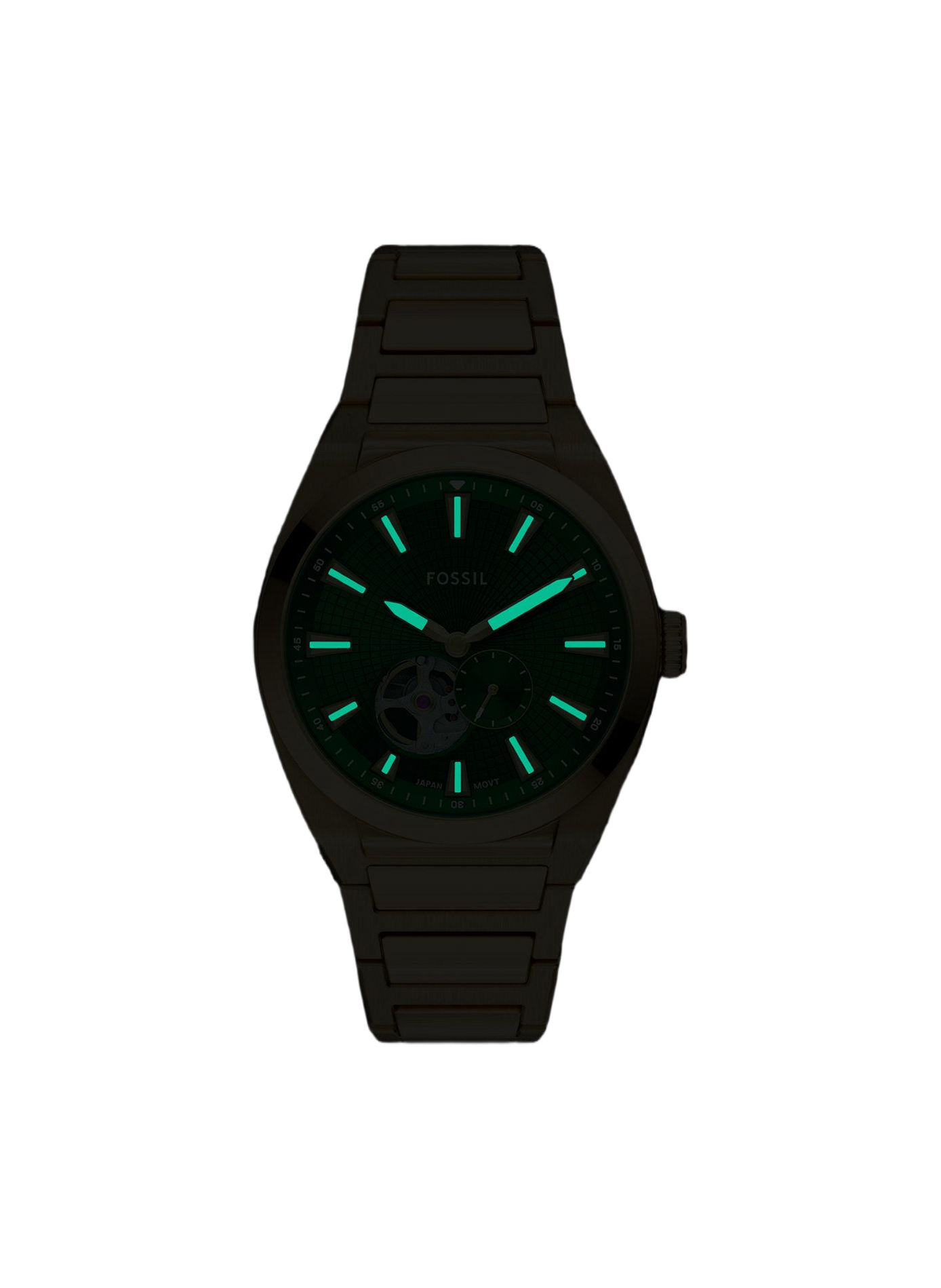 Montre Everett en acier FOSSIL Vert