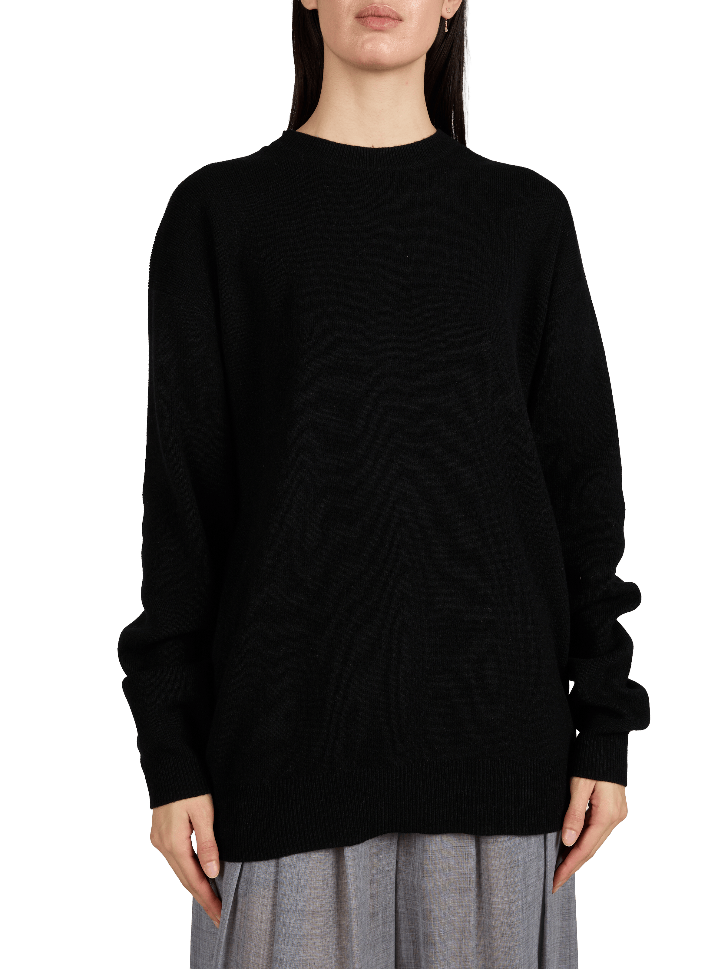 Cardigan with flower embroidery TIBI Black